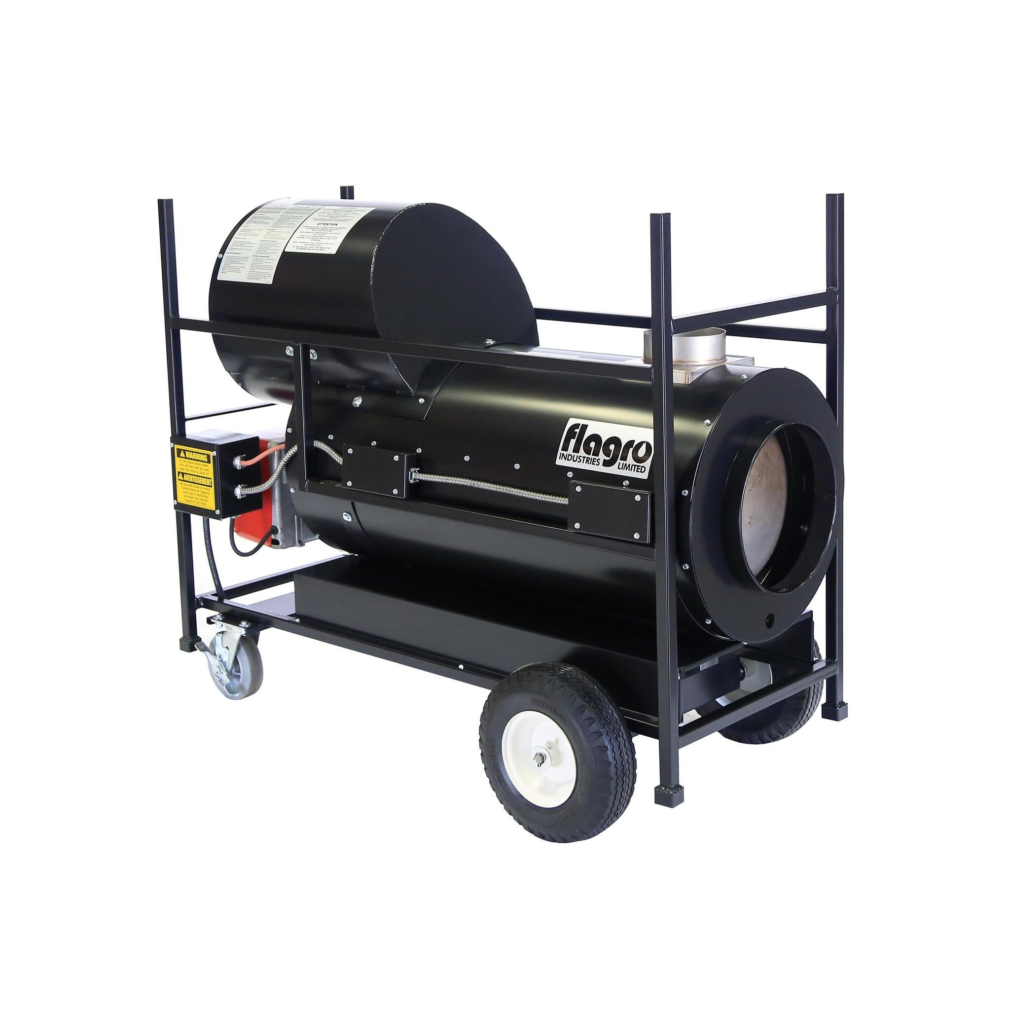 Flagro FVNP-200RC Natural Gas/Propane Indirect Fired Heater with Riello Burner, 185,000 BTU, SS Heat Exchanger, 150-Ft Duct Run Capable, Ultra-Quiet