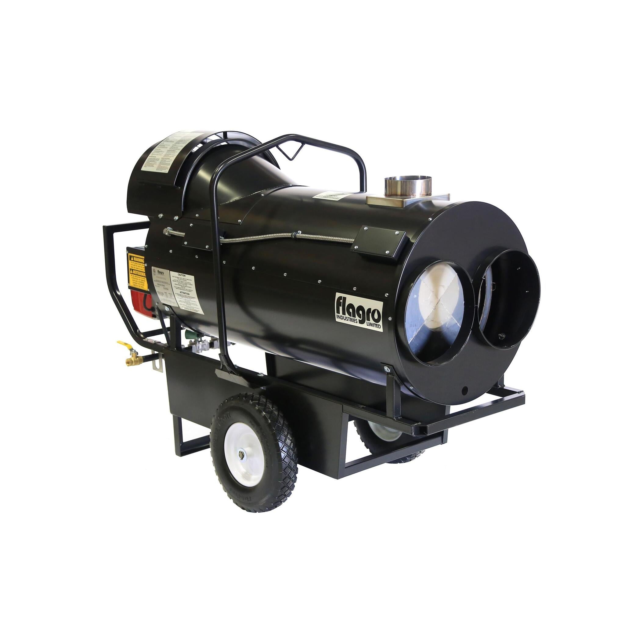 Flagro FVNP-400 Propane/Natural Gas Indirect Fired Heater | 390,000 BTU/h, Ductable Up to 150 ft, with Smart Control and Ultra-Quiet Operation