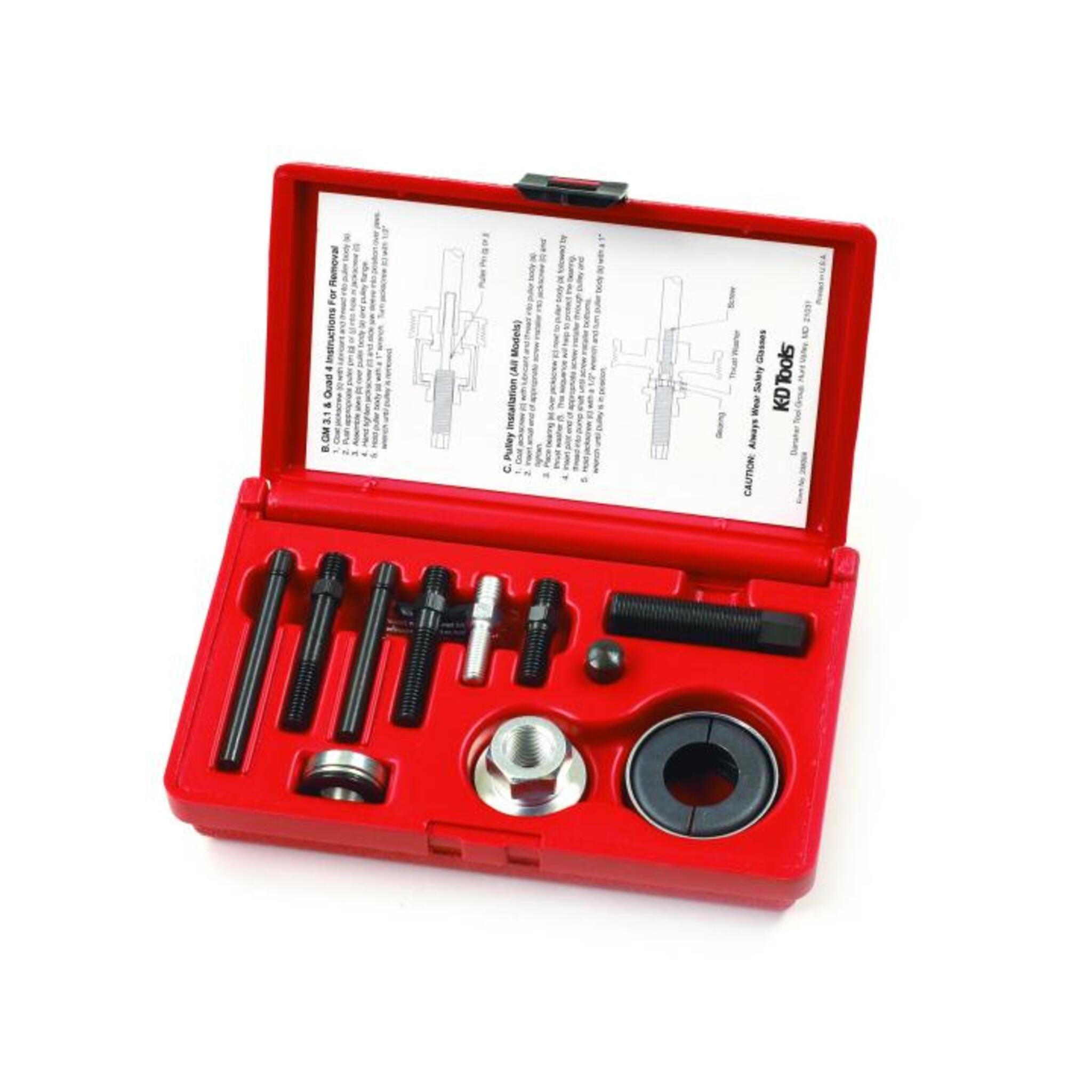 Gearwrench Pulley Puller and Installer Set - 12 Piece