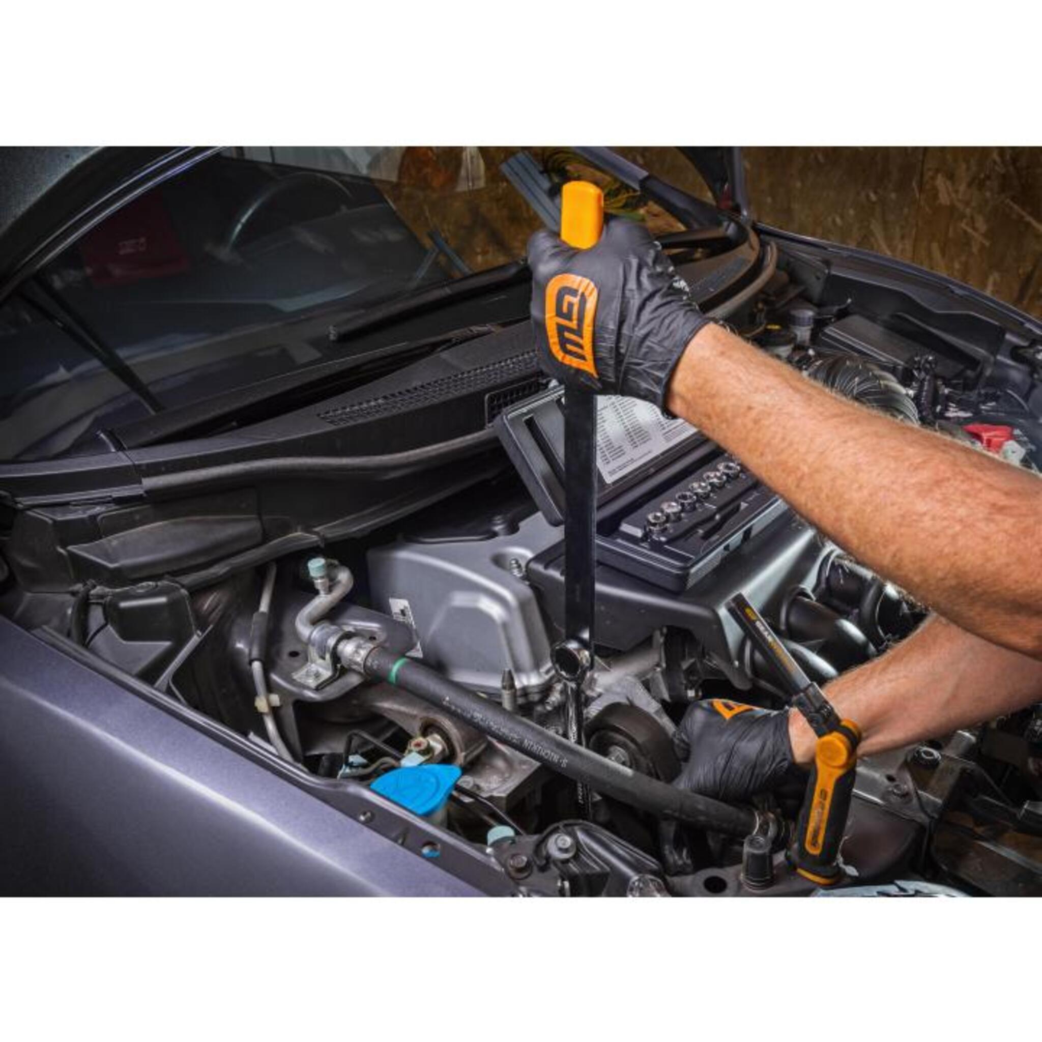 Gearwrench 15 Piece Serpentine Belt Tool Set with Locking Flex Head Ratcheting Wrench