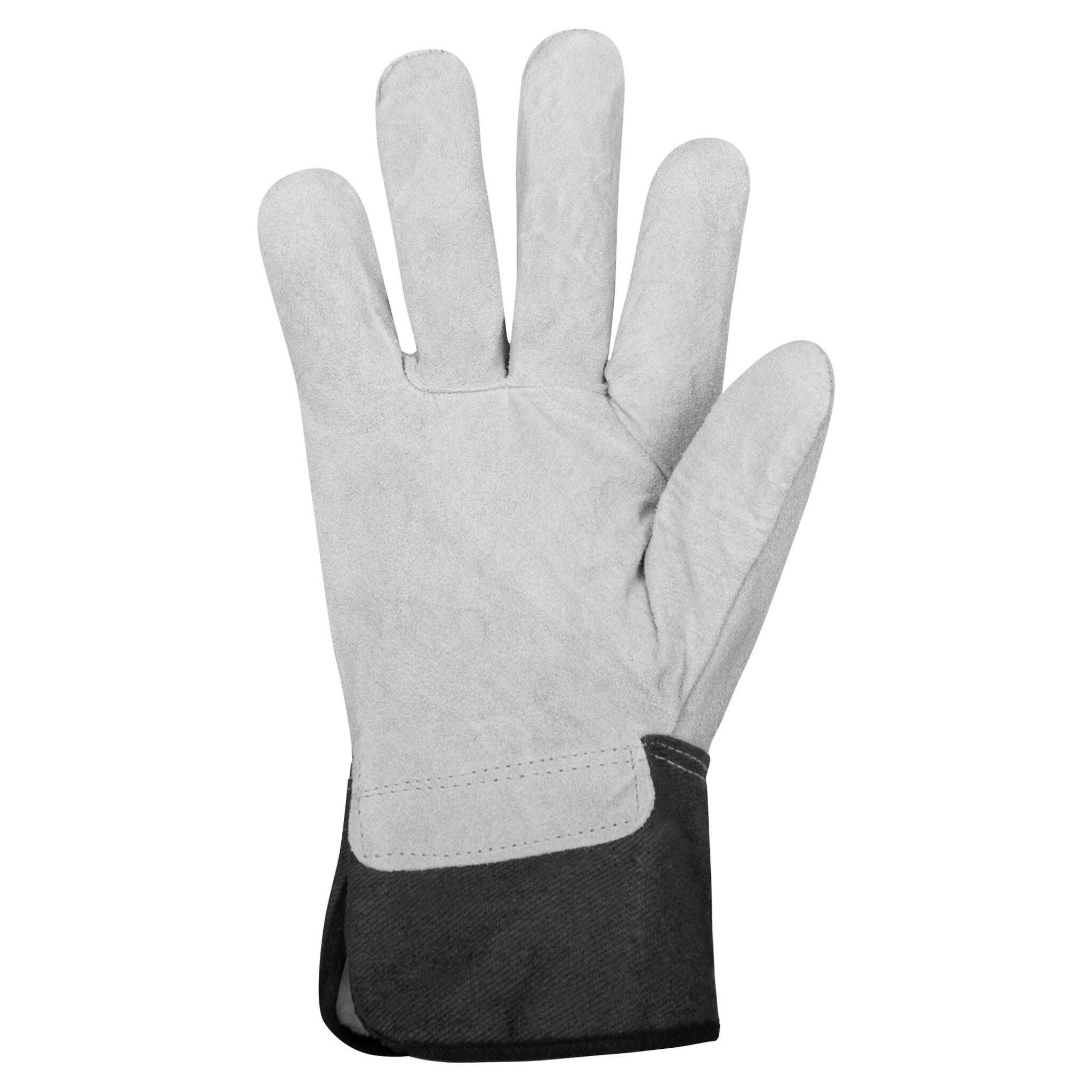 Horizon Acrylic Pile Lined Split Leather Winter Gloves – Premium Cold Weather Gloves, Durable, Elastic Backs, Pasted Cuffs, Outdoor & Construction Use