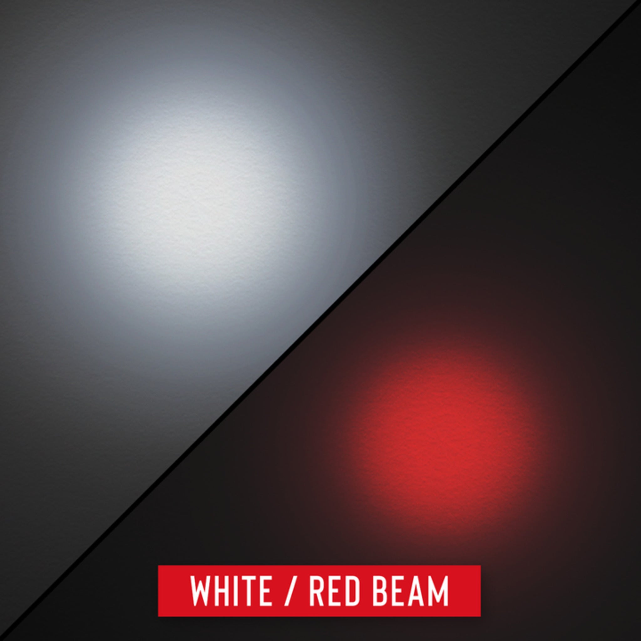 Coast® HX4 Dual-Color Cliplight - 80 Lumens, 13M Beam, Red & White LEDs, 180° Beam Adjustment, Magnetic Attachment, Impact & Weather Resistant