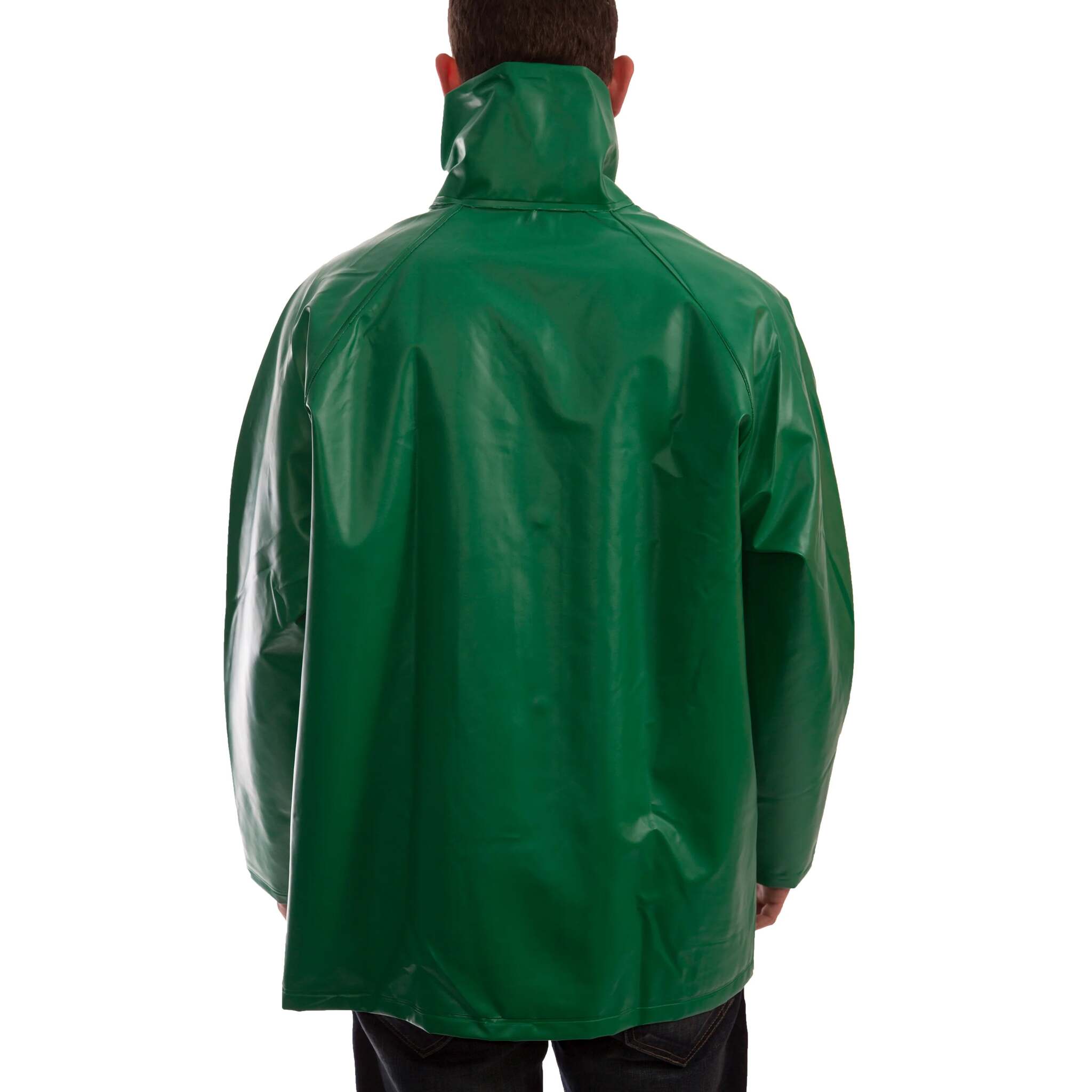 Tingley SafetyFlex® Flame Resistant PVC Jacket - Specialty Protection for Industrial Acid, Chemical, Caustic Handling, Enviro Cleanup, Waterproof