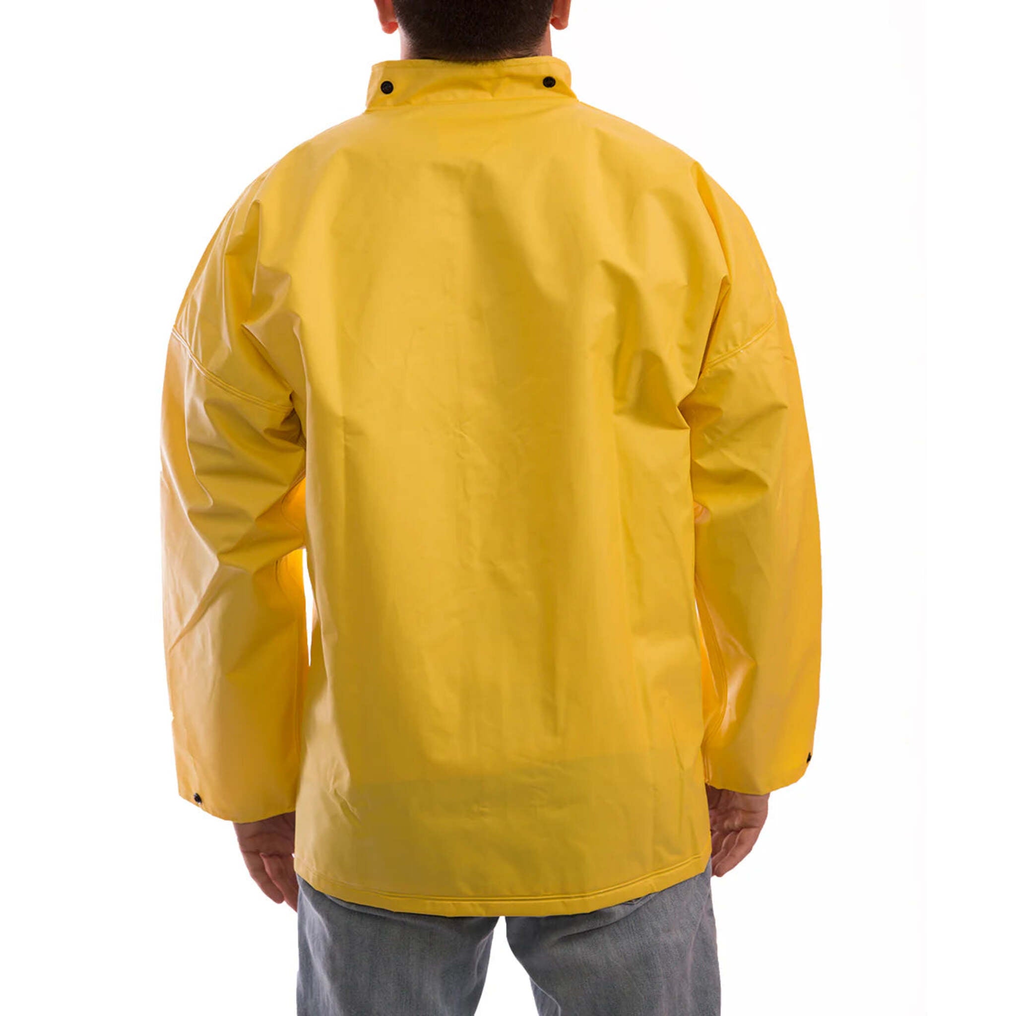 Tingley DuraScrim™ Double Coated PVC Jacket - High Strength, Flame Resistant, Waterproof, Chemical Splash Protection, Full Cut Shoulder, Adjustable Fit, Detachable Hood | Sizes S-3XL