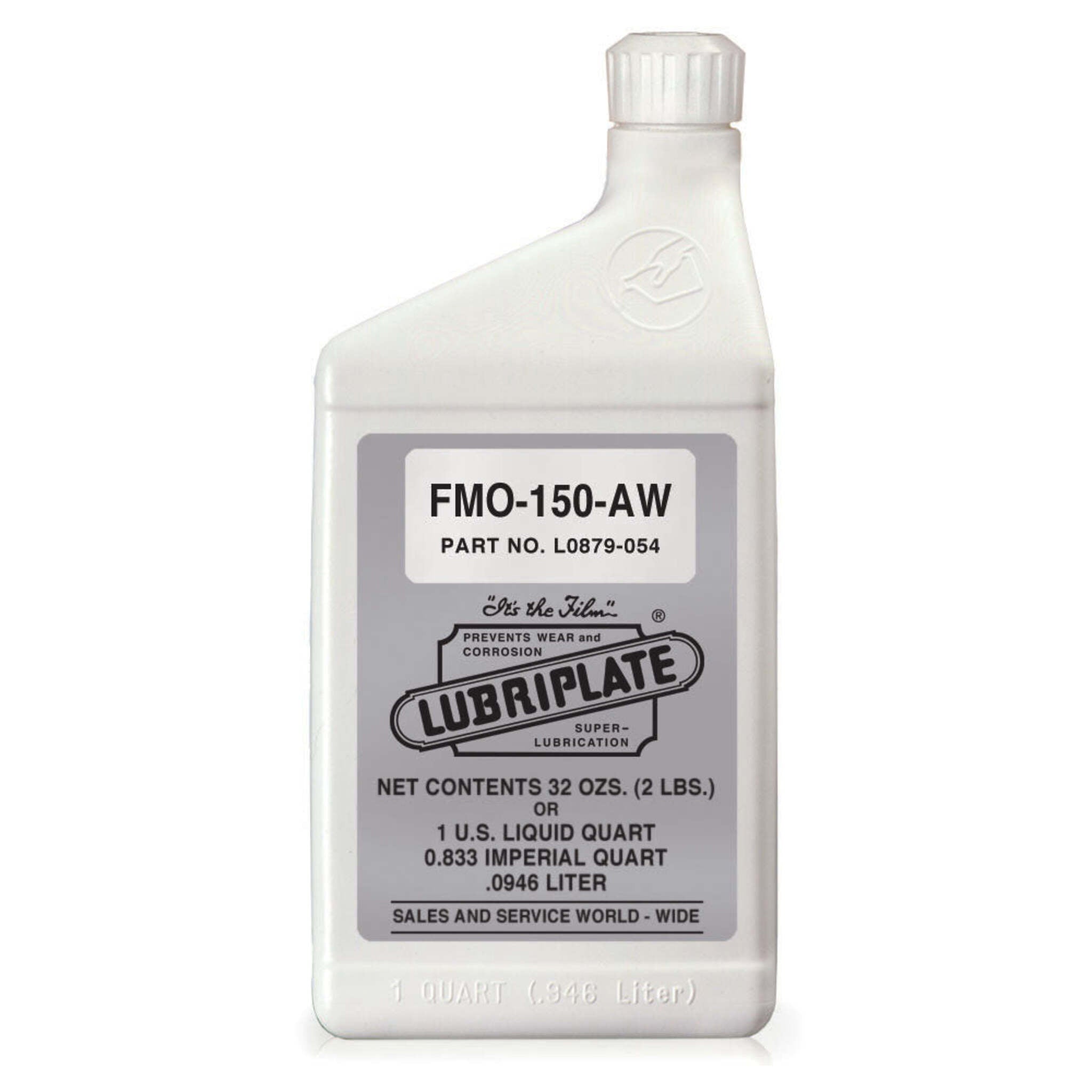 Lubriplate FMO-150 AW Food Grade NSF Submersible Pump Oil, SAE 10W ISO 32, Zinc-Free, NSF H1 Registered for Safe Food Processing Equipment Lubrication