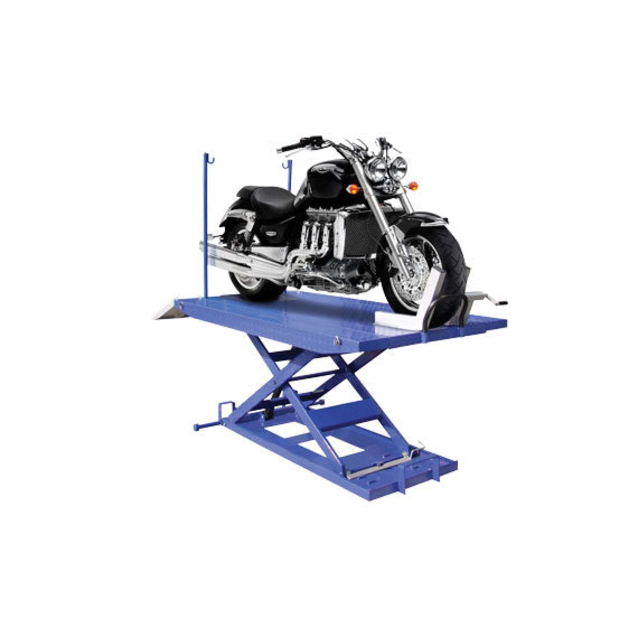 Canbuilt ML-3500 Lift Table: 1,500 lb Capacity for Motorcycles, ATVs, Jet Skis – Air/Hydraulic Pump, 38" Work Height, Side Extensions, Drop-Out Panel