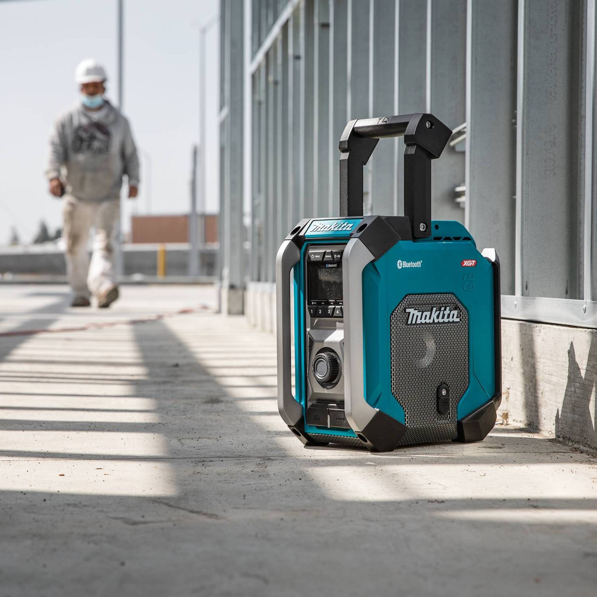 Makita 移動BATTERYラジオ Makita Jobsite Stereo w/ Bluetooth MR006G - IP65 Rated, 2-Speaker Soun