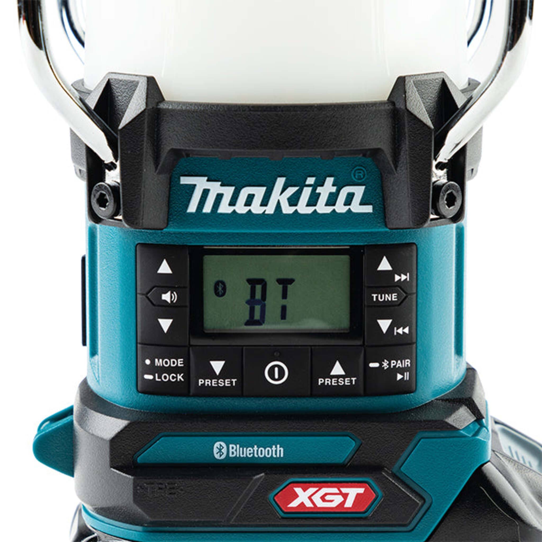 Makita 40V max XGT Cordless Lantern Radio w/ Bluetooth, XPT, & Flashlight MR010G - 310 Lumens, 33-Hour Lantern, 9-Station FM, USB Charging, Durable