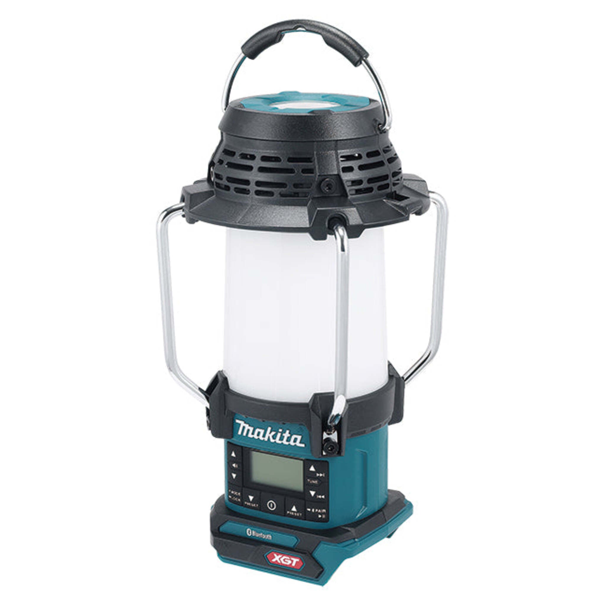 Makita 40V max XGT Cordless Lantern Radio w/ Bluetooth, XPT, & Flashlight MR010G - 310 Lumens, 33-Hour Lantern, 9-Station FM, USB Charging, Durable