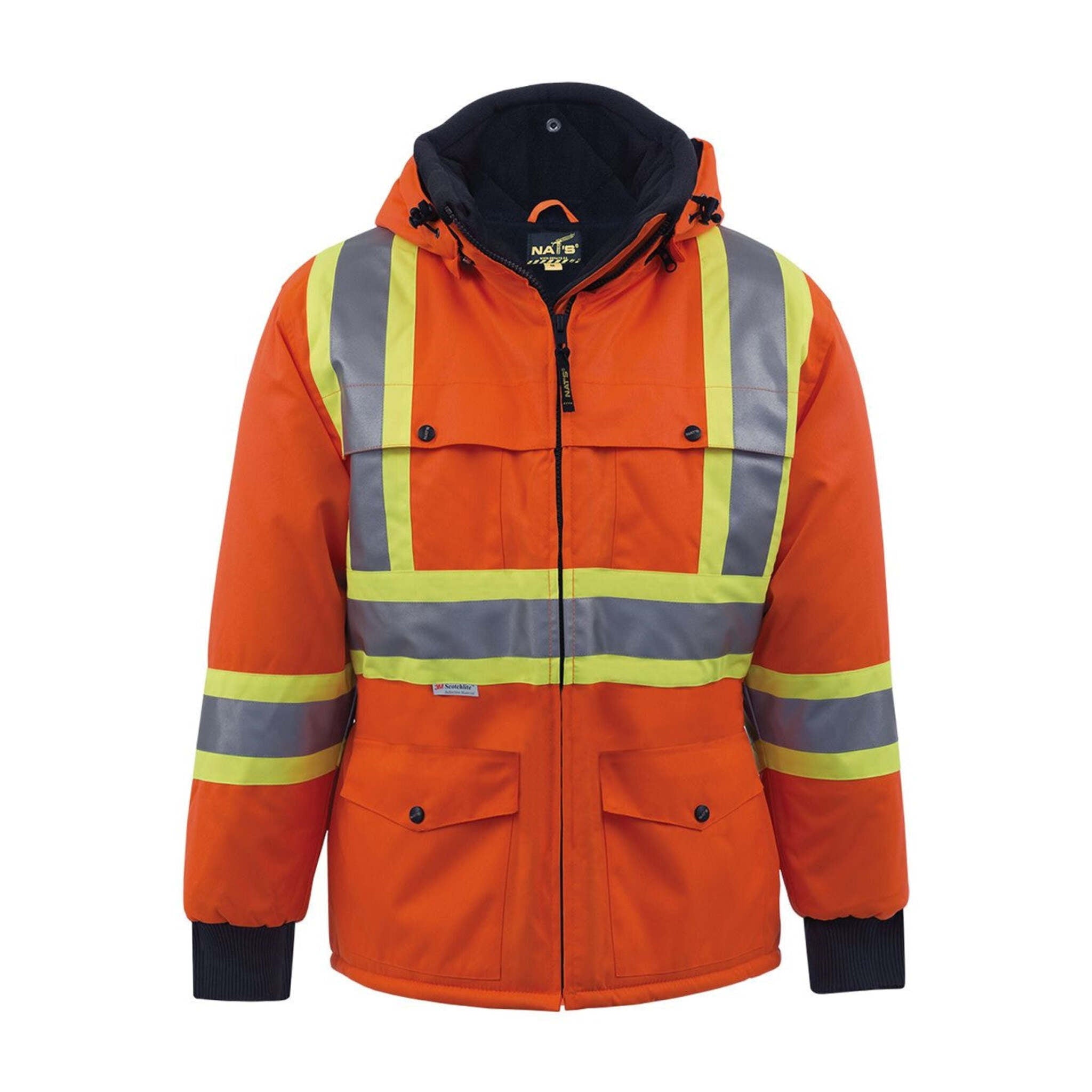 WK700J High Visibility Waterproof Lined Coat