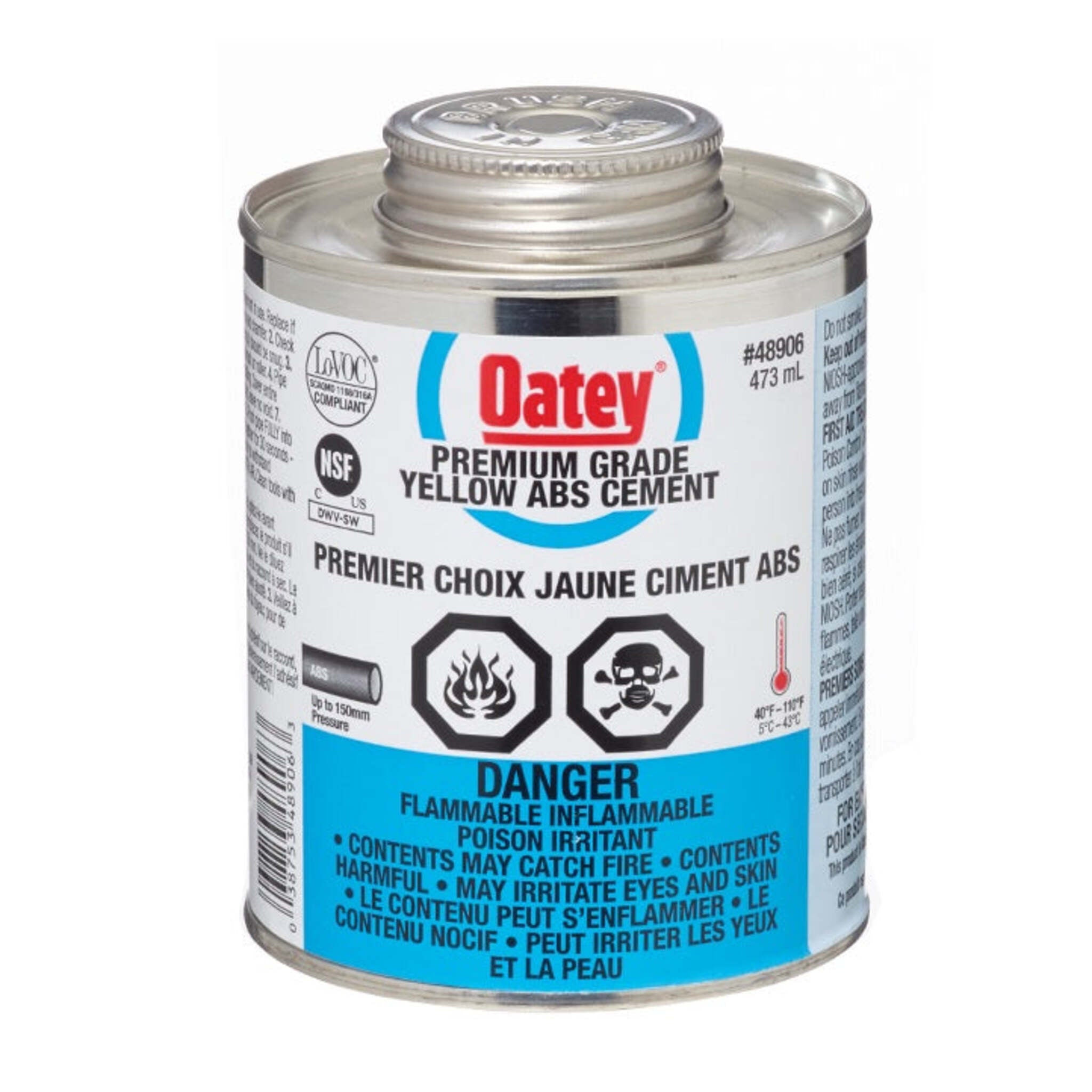 Oatey Premium Grade Yellow ABS Cement - 473 ml