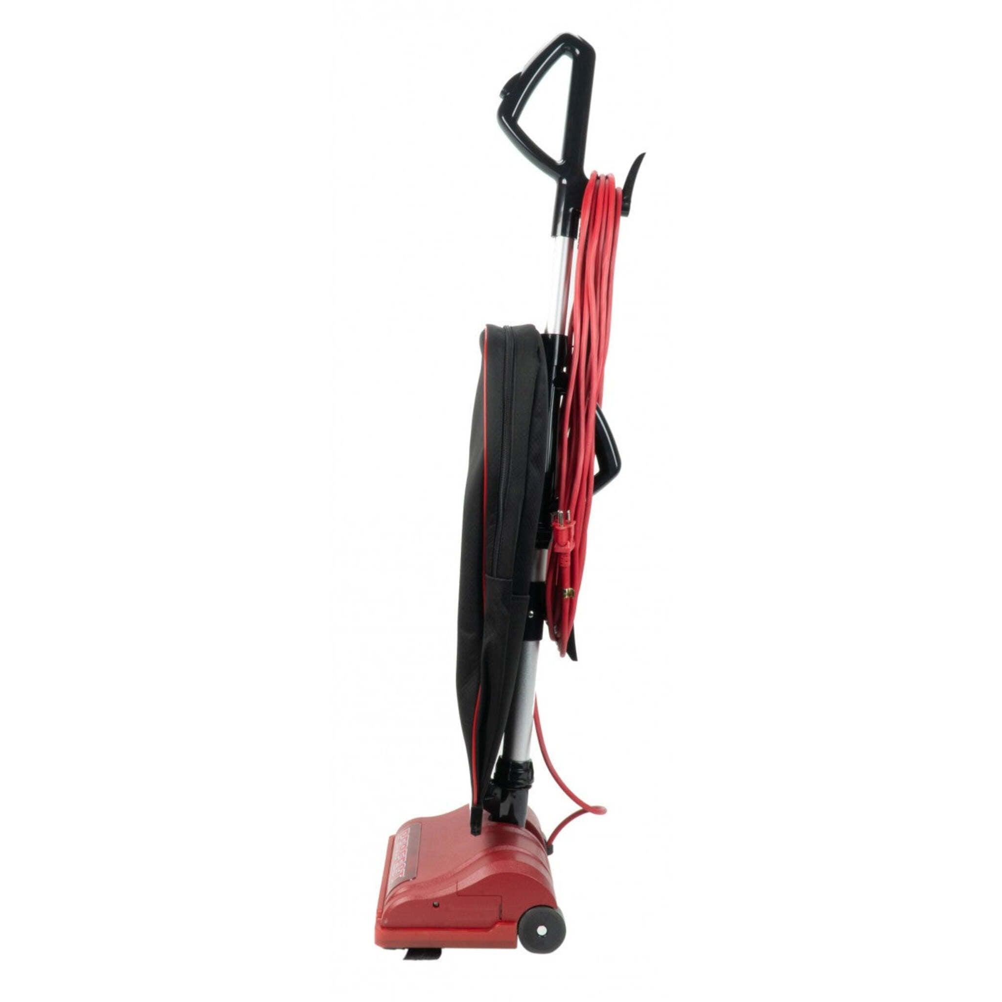 Perfect P110 Commercial Upright Lightweight Vacuum - 8.5 lbs, 40' Power Cord, 13" Cleaning Path, HEPA Bag, Self-Adjusting, Easy Maintenance