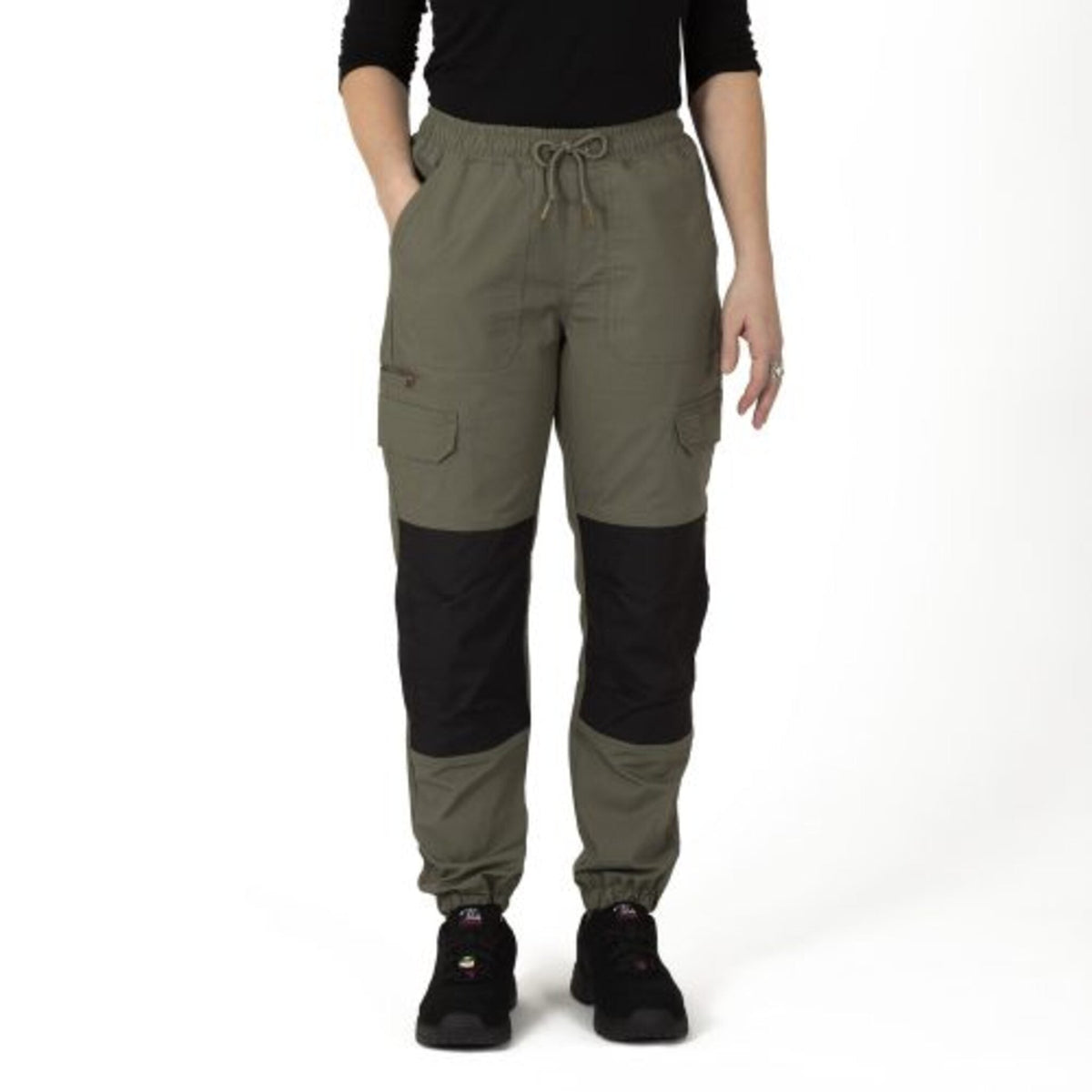 P&F Women's Lightweight Gardening & Multi-Task Pants, Durable Ripstop Fabric, Waterproof 600D Knee Inserts, Stain & Water Resistant, Stretch Fit | Sizes XXS-XL - Items