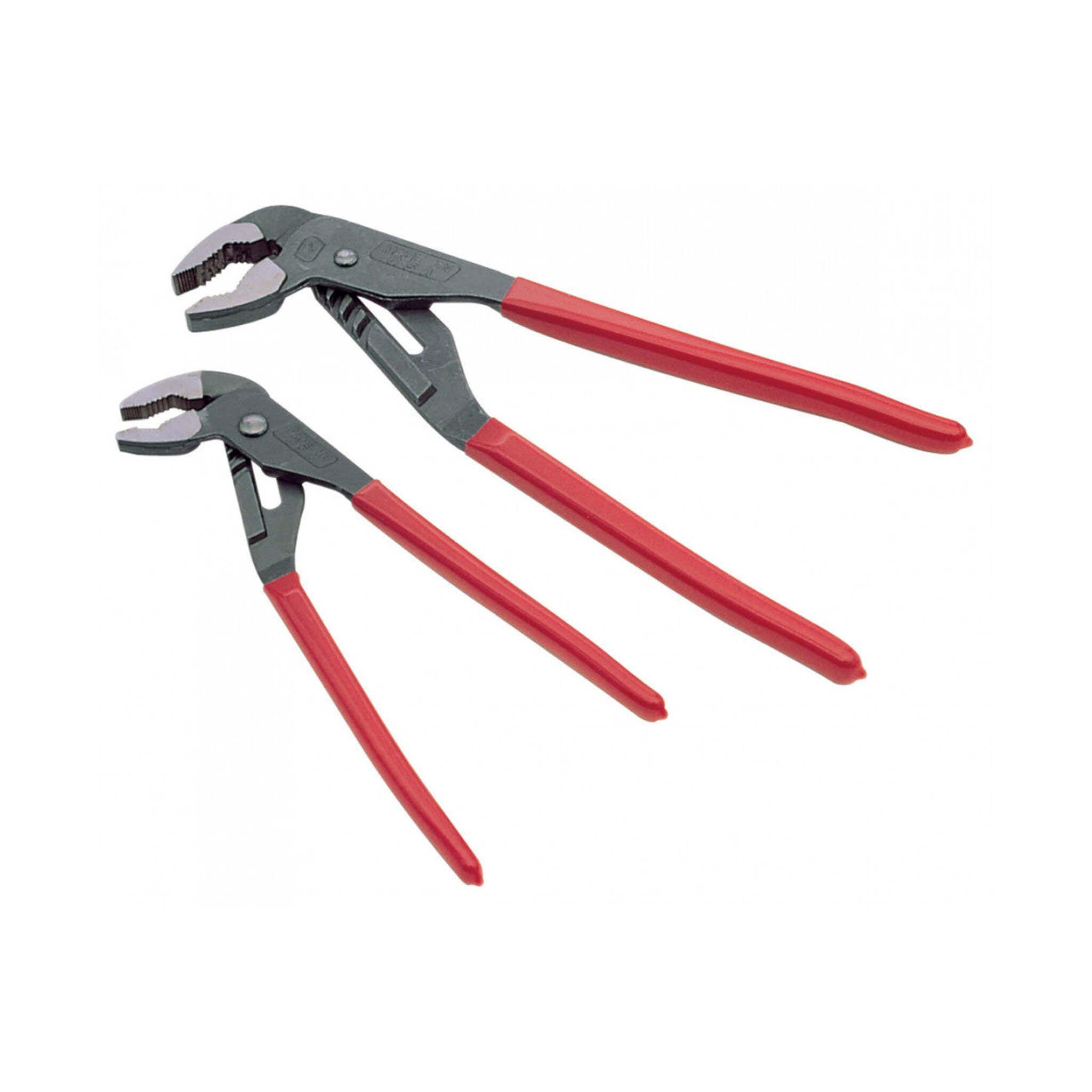 Reed Positive Grip Pliers with Offset Head, V-Shaped Jaws, and 7 Groove Positions – Durable High-Carbon Steel for Secure Grip in Tight Spaces