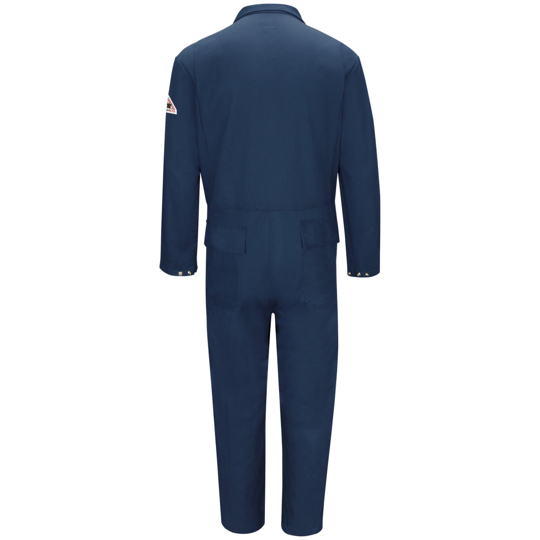 Bulwark FR Men's CECW Welding Coverall - CAT 2, FR/AR Protection, Nomex Taped Zipper, Hemmed Sleeves, Adjustable Snaps, Durable | Sizes: 38-58