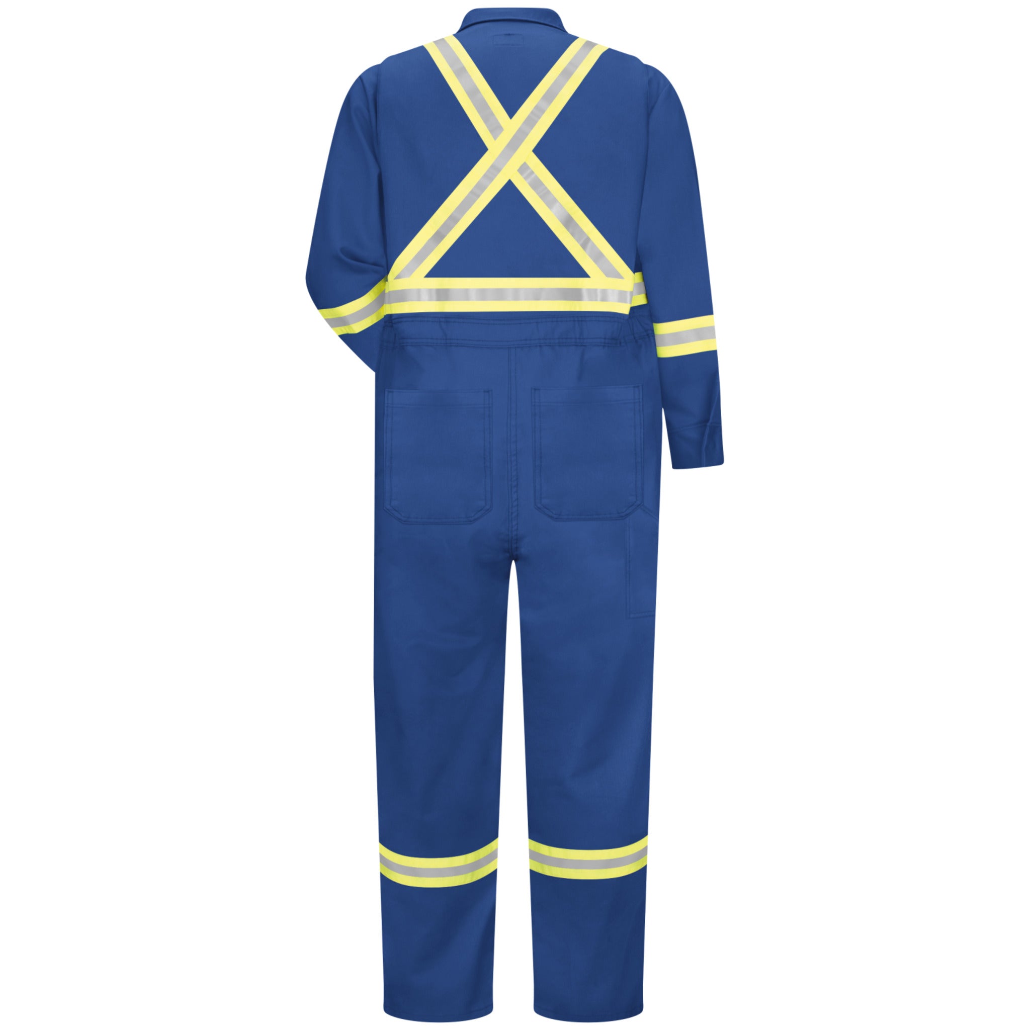 Bulwark FR Men's CMBC Lightweight CoolTouch Coverall - CAT 2, Flame Resistant, Reflective Trim, Breathable, High Visibility, Comfortable | Sizes 38-58