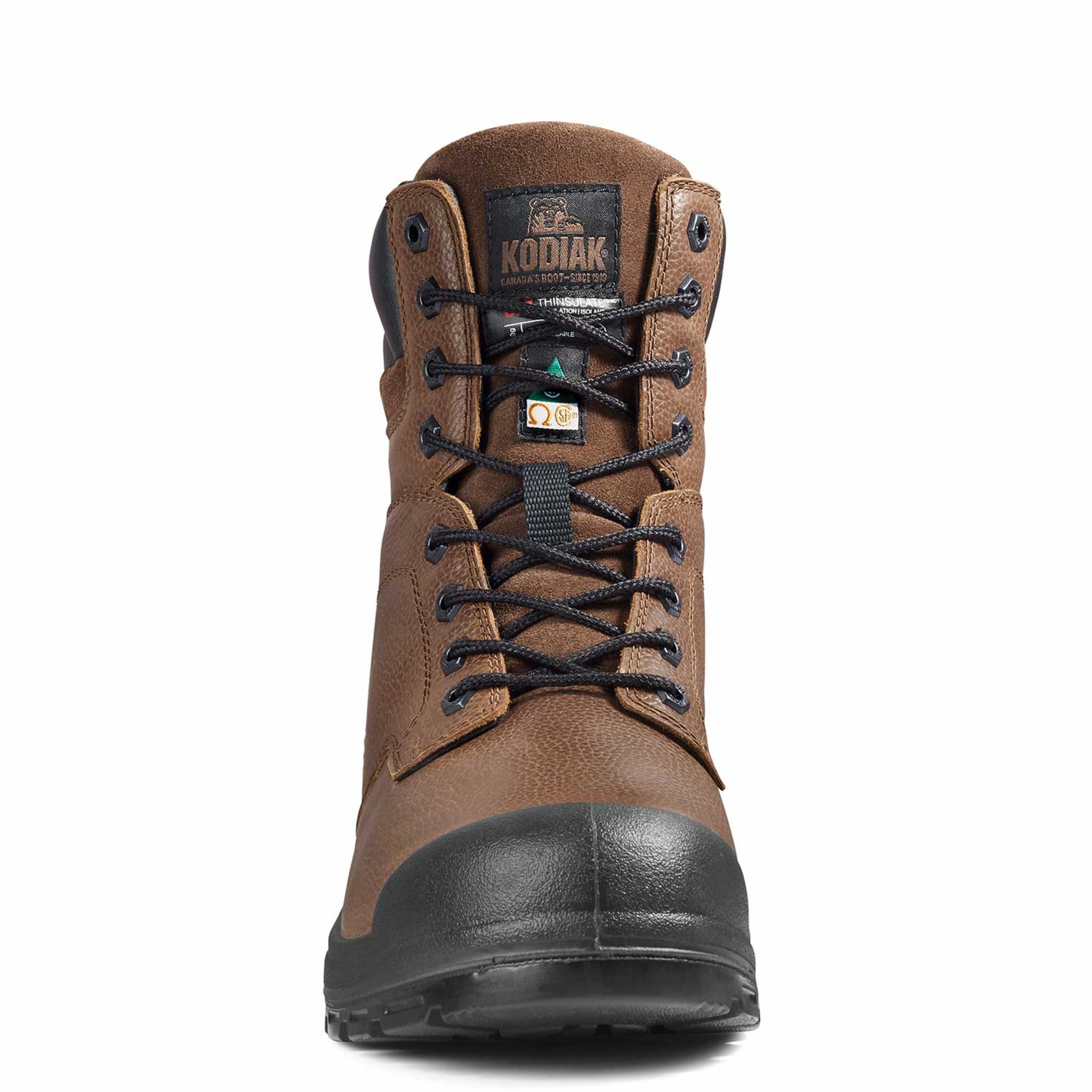 Kodiak Men s 8 Greb Steel Toe Safety Work Boots Full Grain Leather