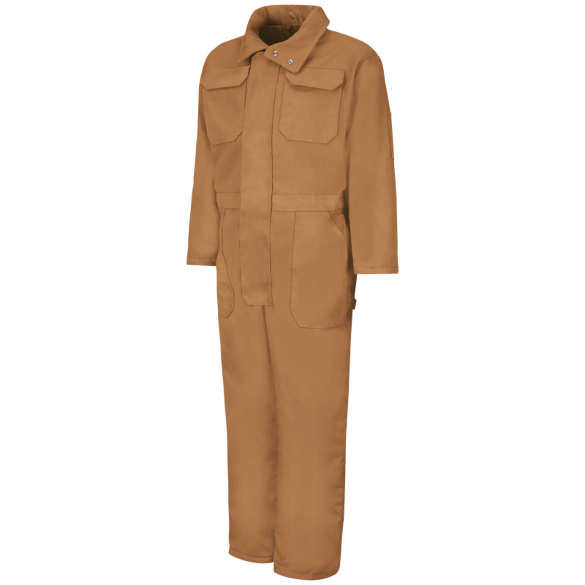 Red Kap Men's CD32 Insulated Coverall with Durable Blended Duck Fabric, Snap-Closure Storm Flap, Ample Pockets, and Warm Quilted Liner | Sizes S-5XL