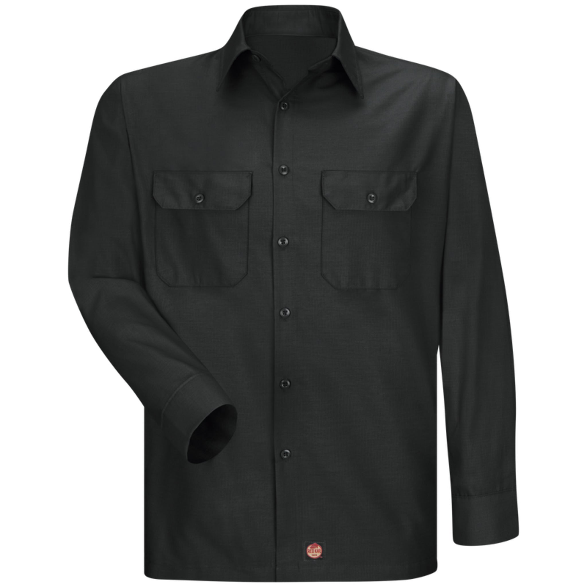 Red Kap SY50 Men's Long Sleeve Solid Ripstop Work Shirt - Wrinkle Resistant, Durable, Touchtex Technology, Industrial Laundry Safe, Tough & Professional | Sizes S-3XL