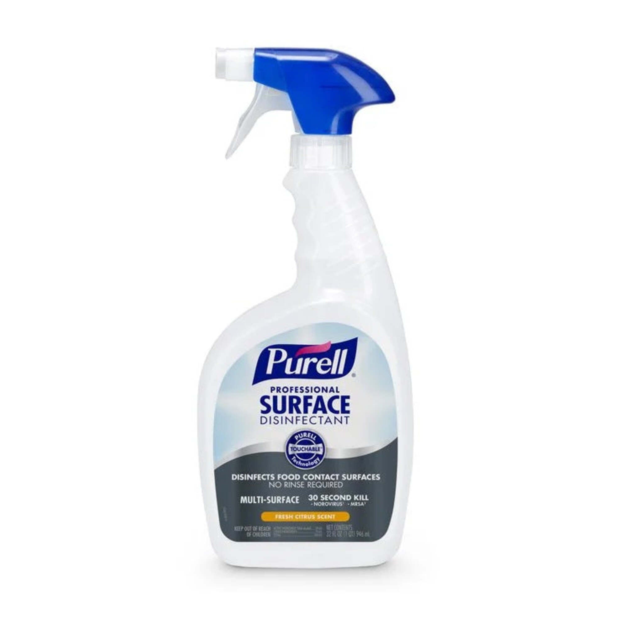 Purell Professional Multi-Surface Sanitizer and Disinfectant - 946 mL- Case of 6