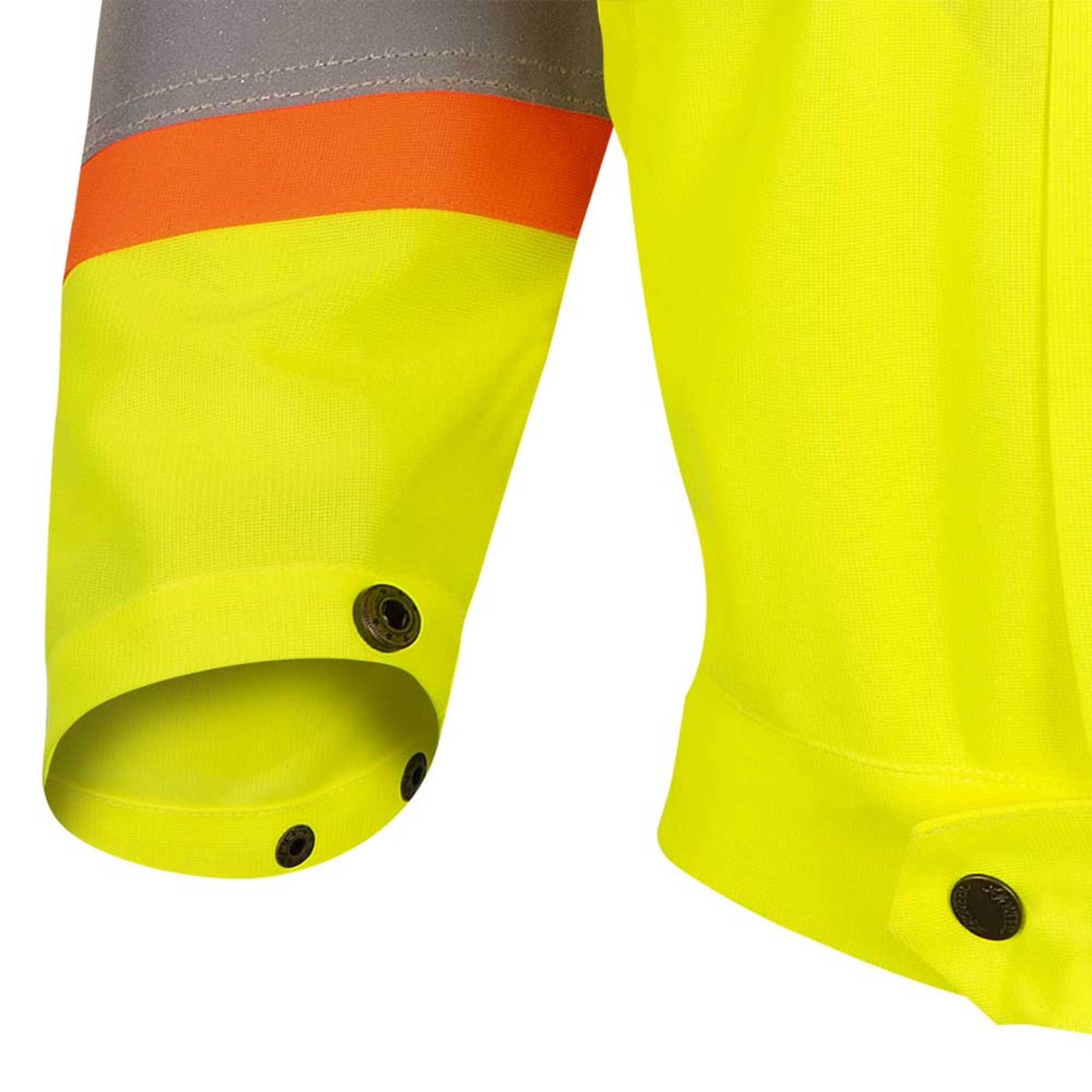 Pioneer Women's Hi Vis Traffic Safety Jacket, Weather-Resistant, Reflective Strips – Enhanced Visibility Workwear for Maximum Safety | Sizes XS-4XL