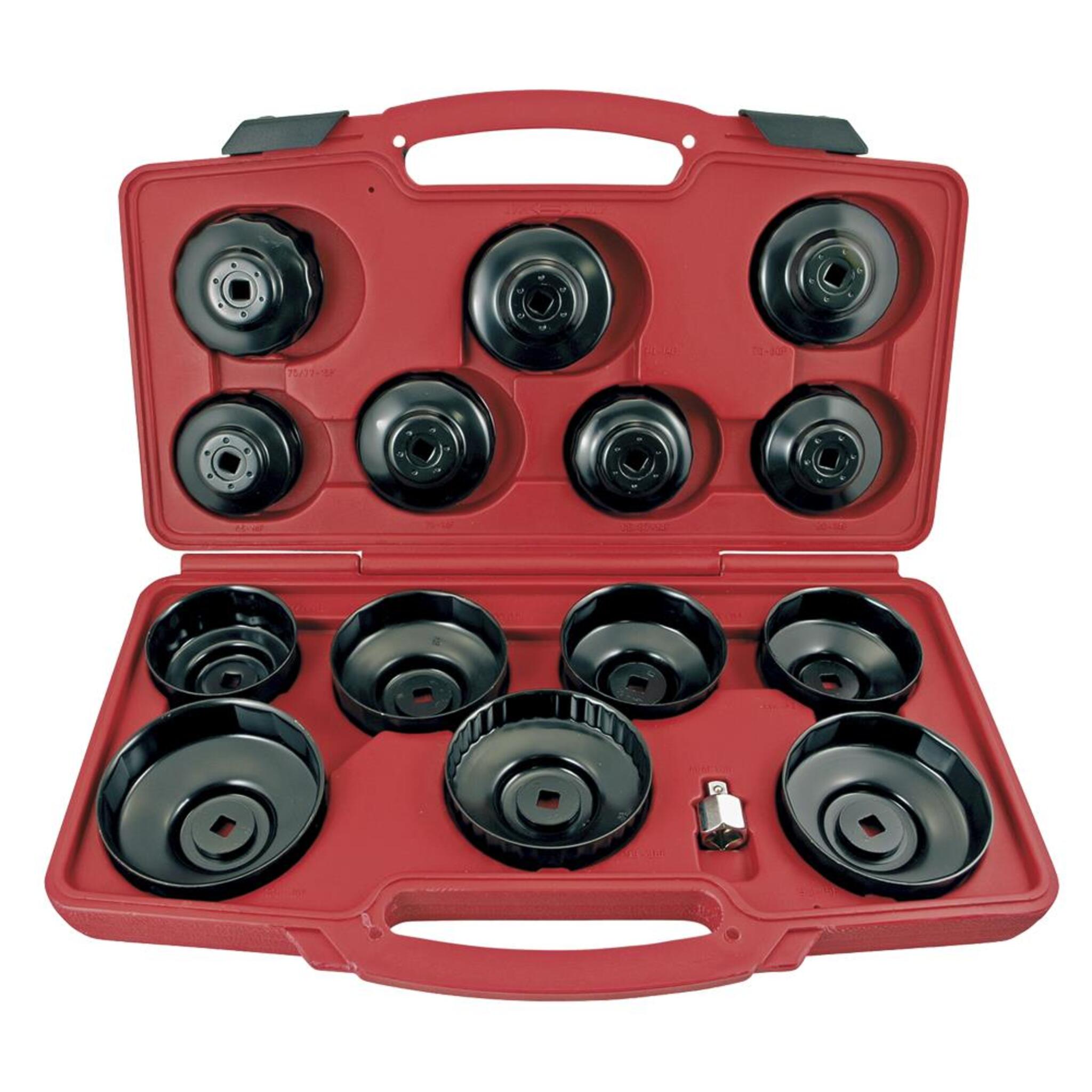 Jet Cap Style Oil Filter Wrench Set - 14 Piece