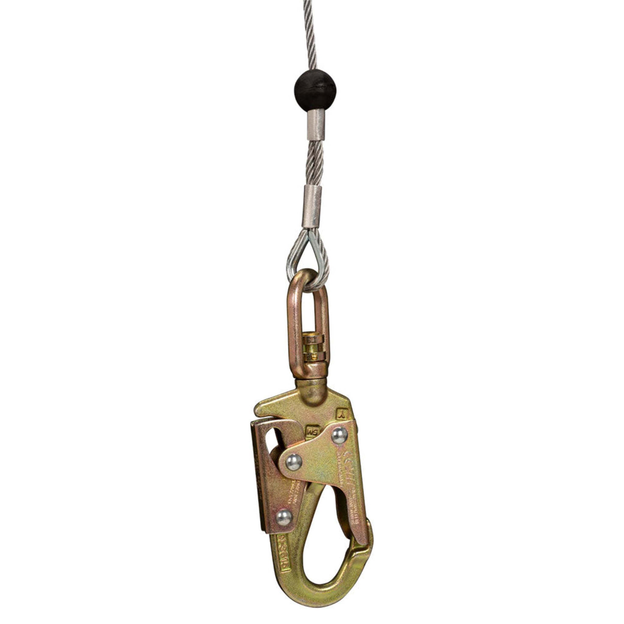 Peakworks Self Retracting Cable Lifeline with Recovery Handle