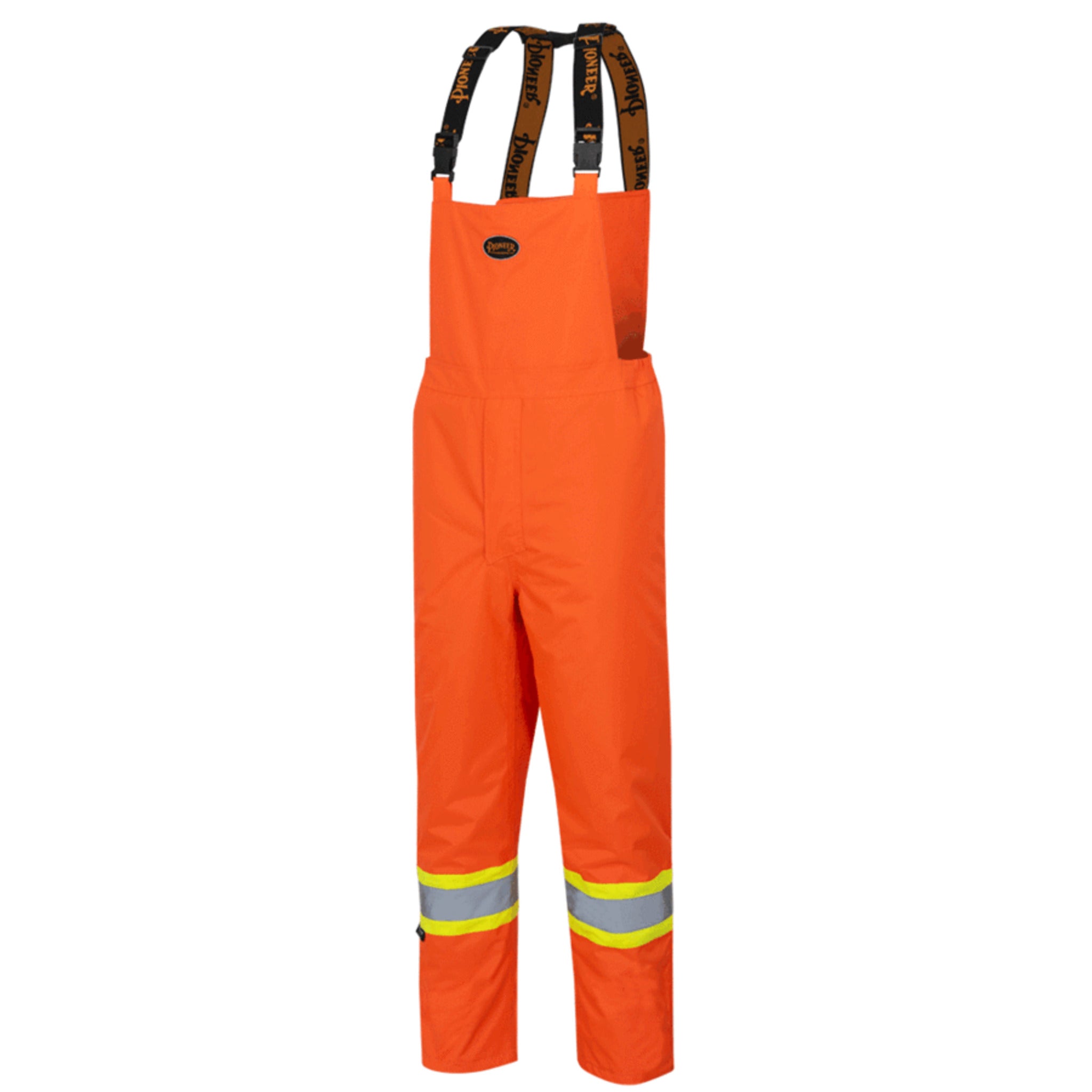 Pioneer Men's Hi Vis Winter Bib Pants 300D Oxford CSA Poly Insulated Waterproof Reflective 5053| Limited Sizes