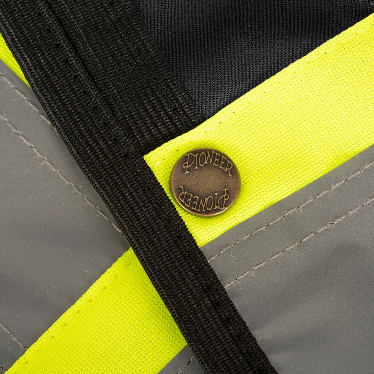 Pioneer Men's Hi Vis Safety Surveyor Vest | 150D Woven Twill Poly | CSA/ANSI Certified, StarTech Reflective, Multi-Pocket, Brass Closure (Models 6693, 6692, 6683, 6692N & 6692BK) | Sizes S–4XL - Items