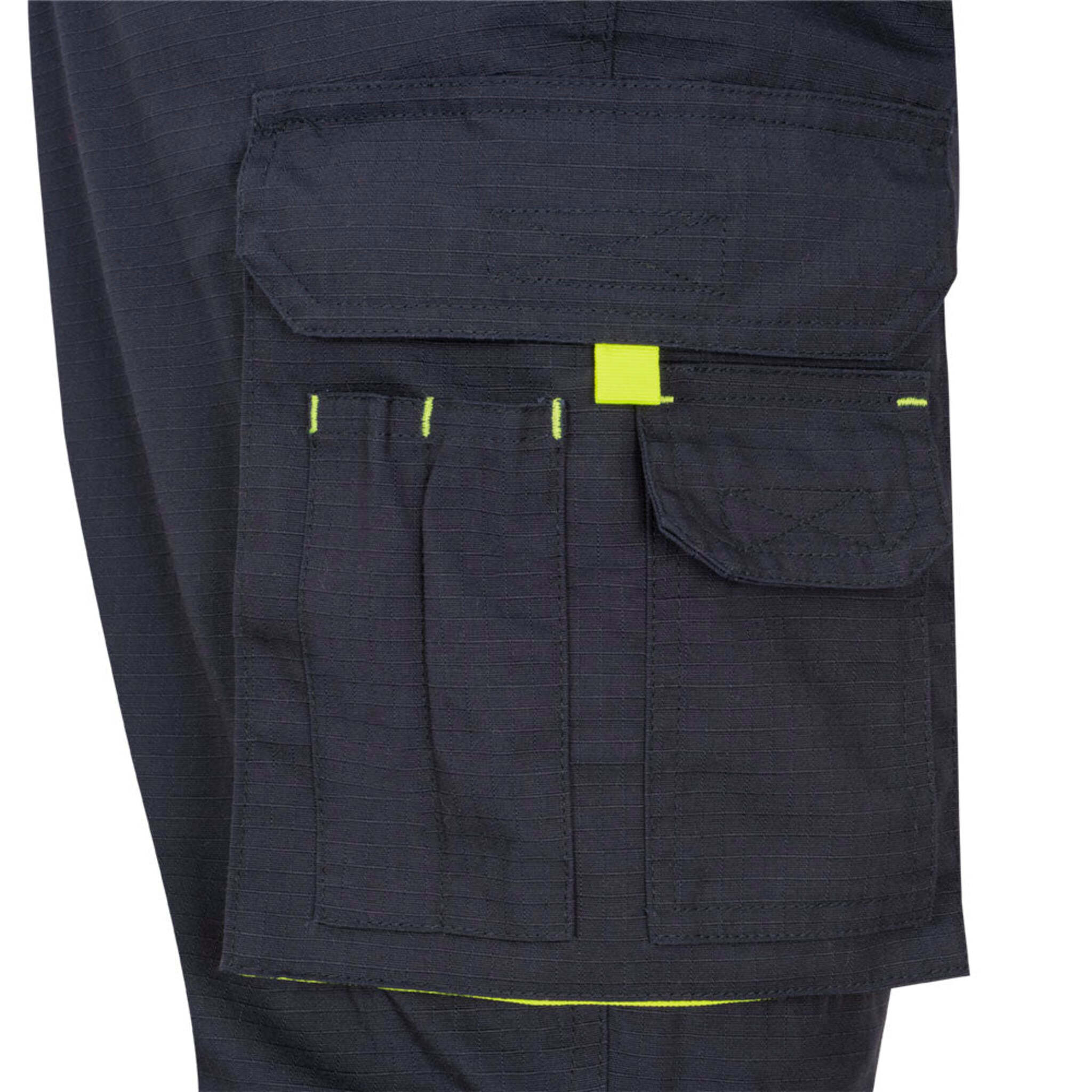 Pioneer Men's Ripstop Convertible Safety Cargo Pants - Zip-Off Design, Hi-Vis Accents, Durable, Multiple Pockets, Versatile Protection | Sizes 30-50