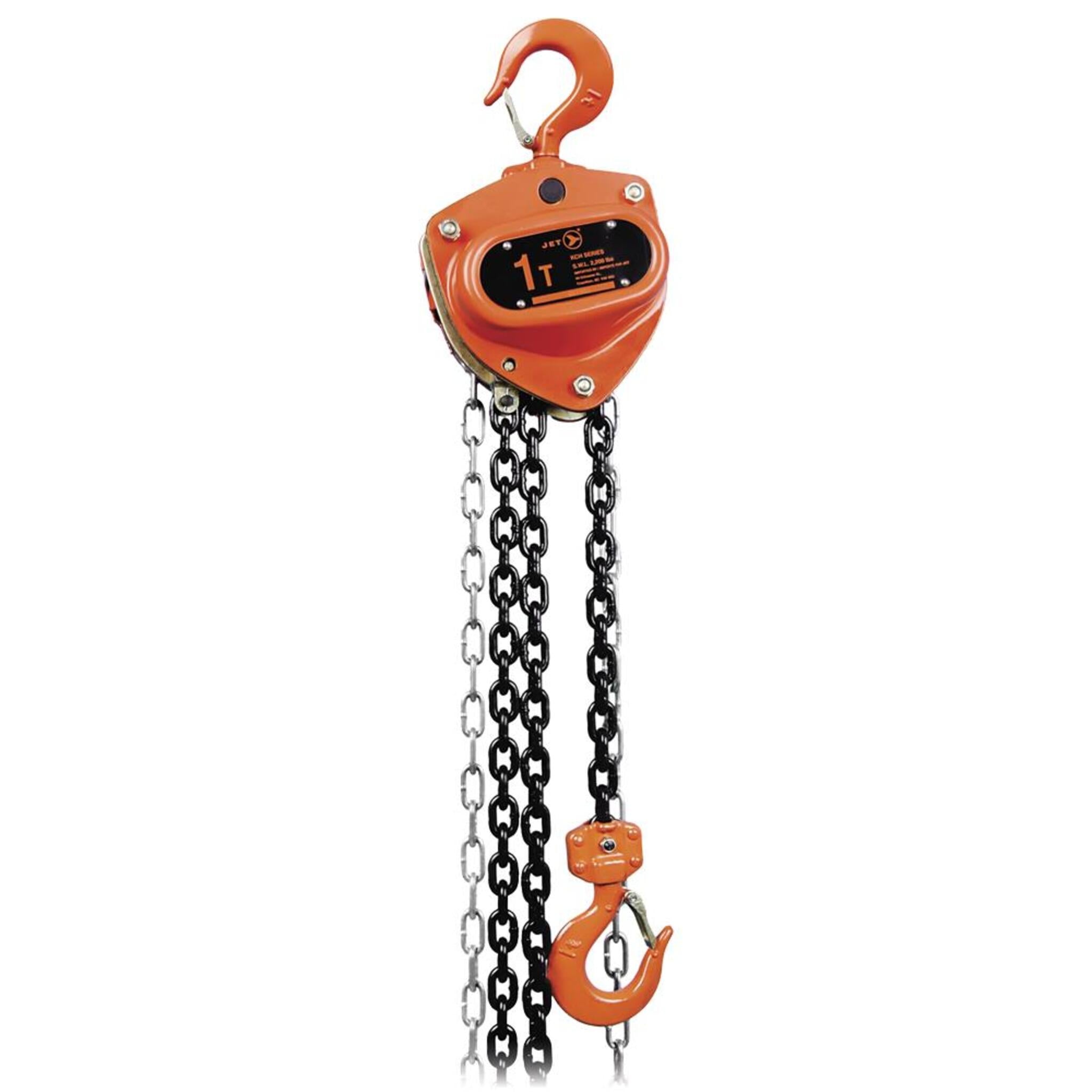 Jet KCH Series Chain Hoists Heavy Duty with Triple Spur Gears