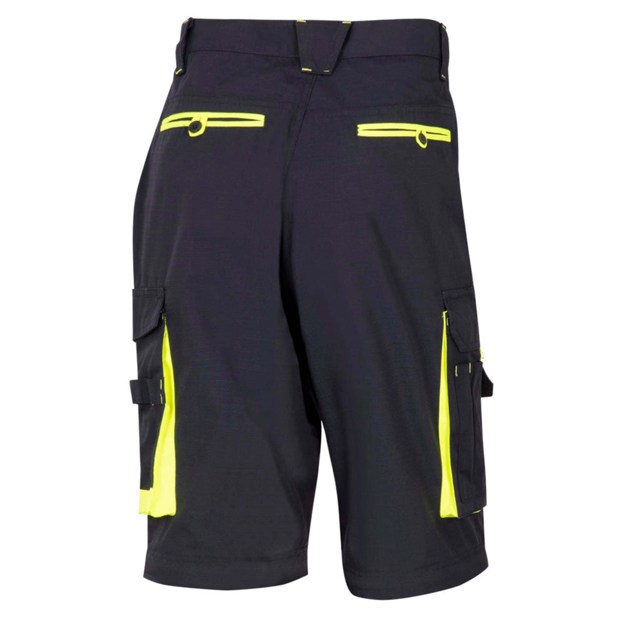 Pioneer Men's Ripstop Convertible Safety Cargo Pants - Zip-Off Design, Hi-Vis Accents, Durable, Multiple Pockets, Versatile Protection | Sizes 30-50