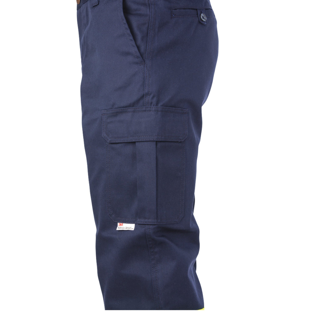 Tough Duck S607 Men's Hi Vis Safety Work Pants | Poly/Cotton Cargo Reflective - CSA Compliant, Durable Comfort for Heavy-Duty Work | Sizes 30-44 - Items