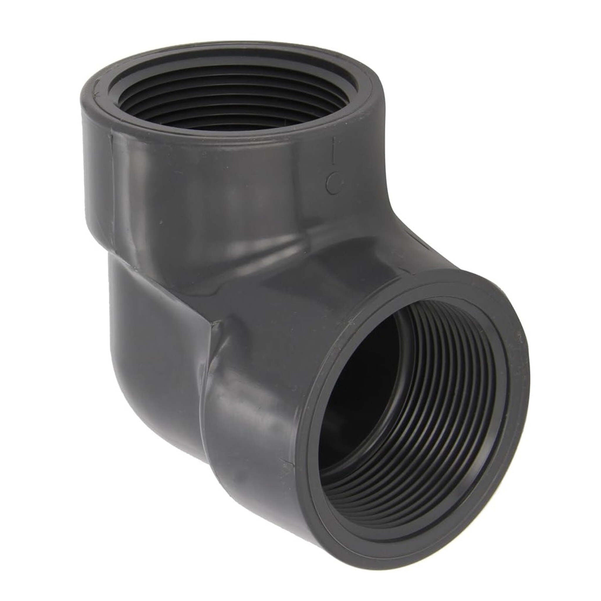 Schedule 80 PVC Threaded 90° Elbows - FPT Threads | NSF-61 & NSF-14 Certified - Durable, Corrosion Resistant for Plumbing, Water Treatment, Chemical