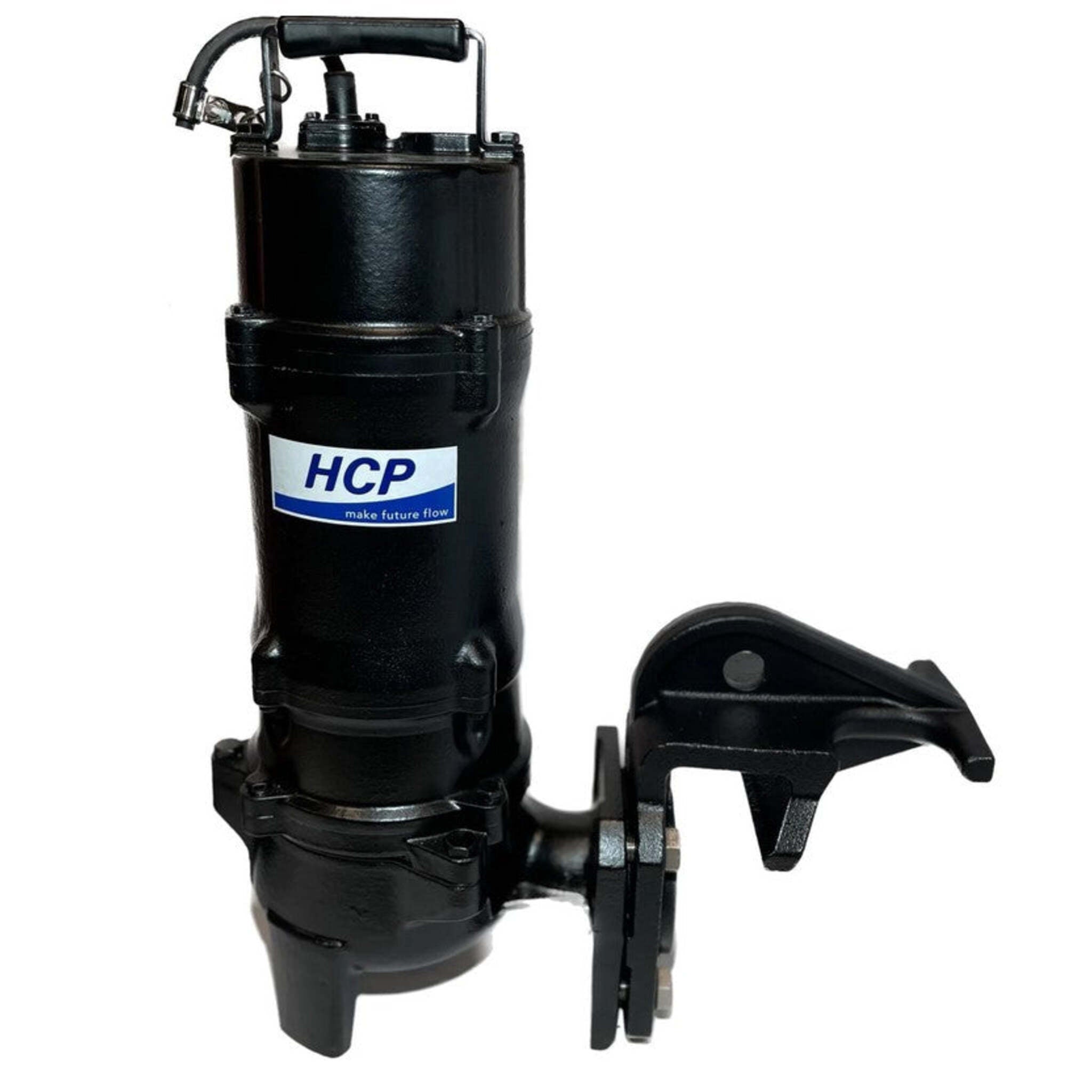 HCP Cast Iron Municipal Grade 3" Sewage Pump | Flygt Guide Rail Ready - Cleanflow