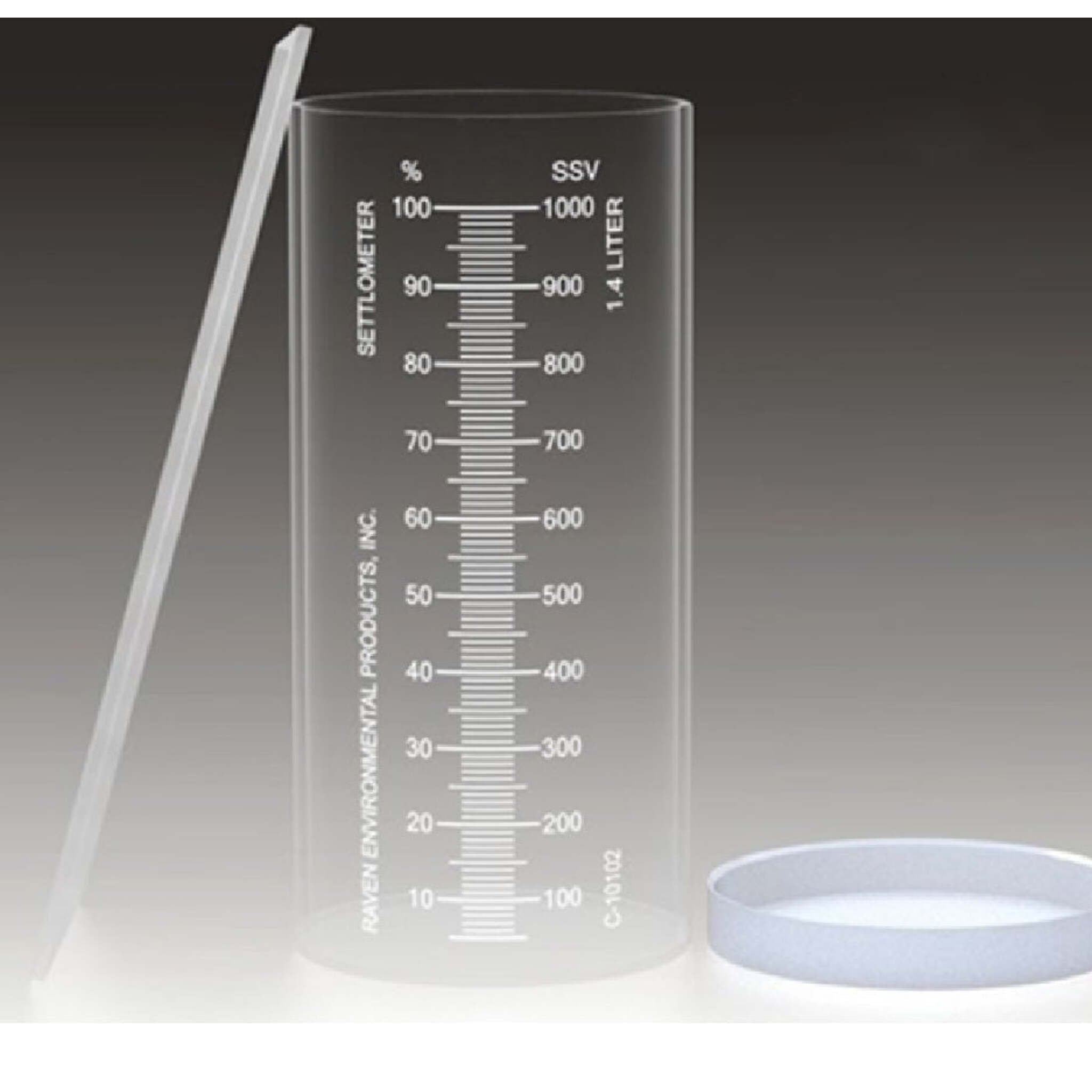 Raven Activated Sludge Process Settleometer Kit for Wastewater Treatment | Diagnose Sludge Settling, SSV%, Clarifier Monitoring Tool