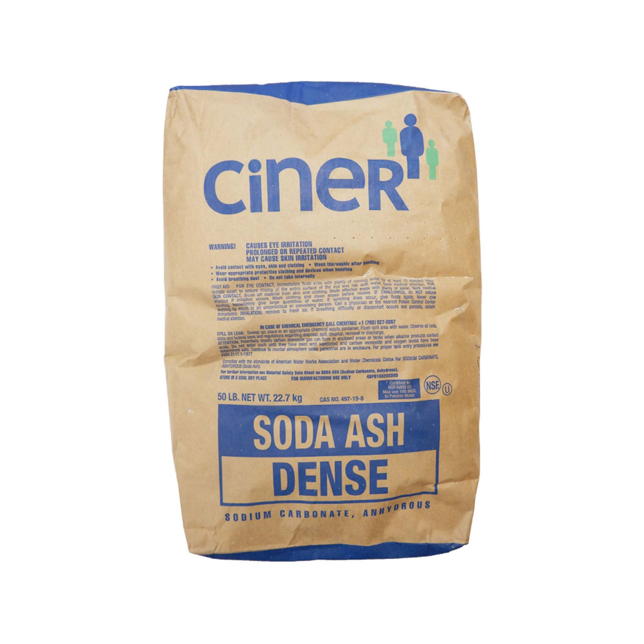 Sodium Carbonate / Soda Ash 22.7 Kg Bag | Dense