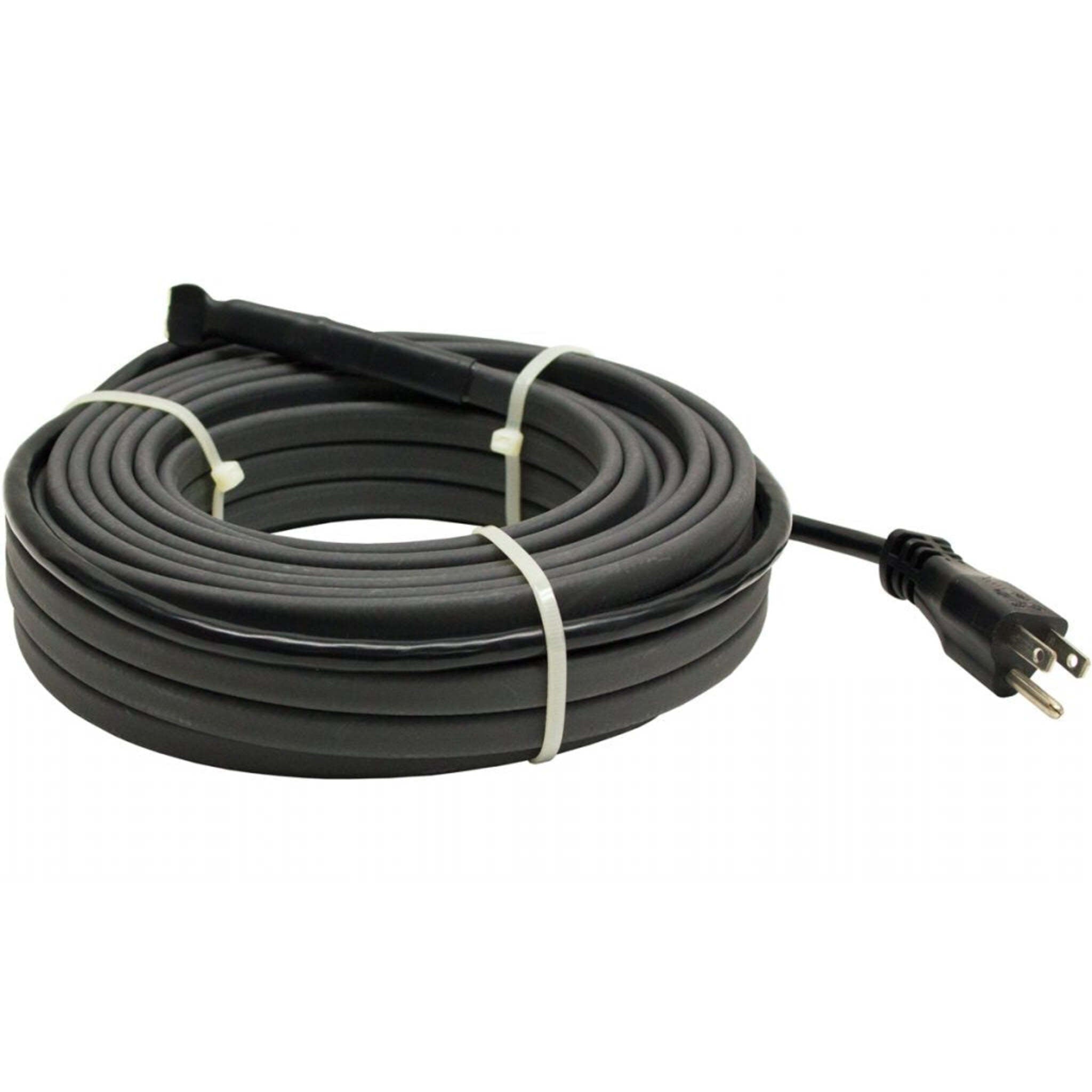 King Electrical 120V Self Regulating Heating Cable - Pre-Assembled, Roof & Gutter De-Icing, Pipe Freeze Protection, Easy Install, ETL Certified