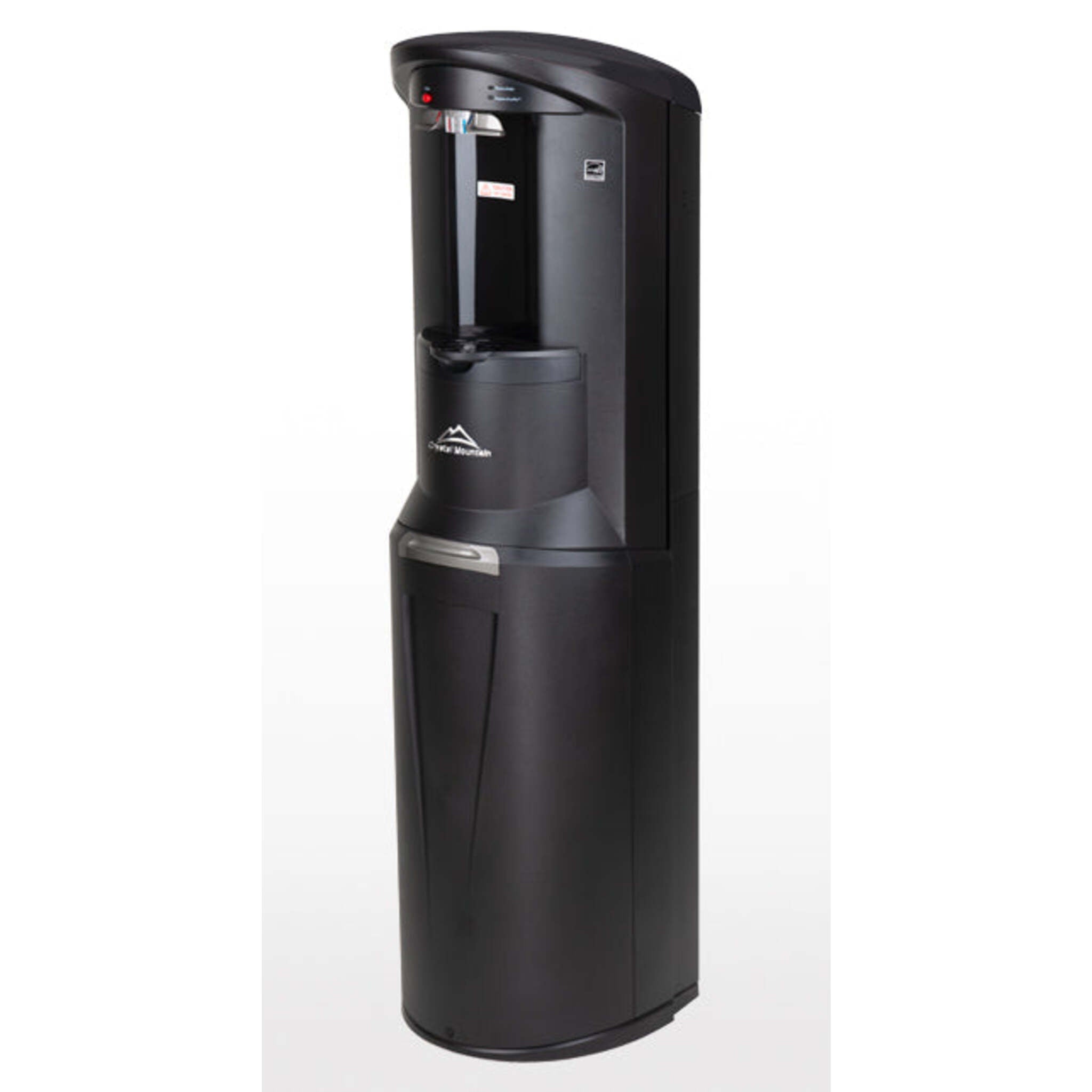 Crystal Mountain Storm Commercial Grade Bottom-Load Black Contemporary Water Cooler (Hot & Cold)