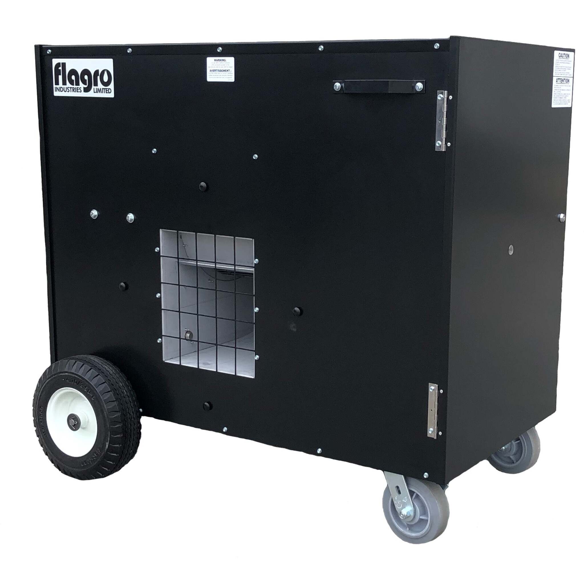 Flagro THC-355DF Dual Fuel Direct Fired Heater | 330,000 BTU, Propane/Natural Gas, Thermostatically Controlled, Ductable, Quiet Operation