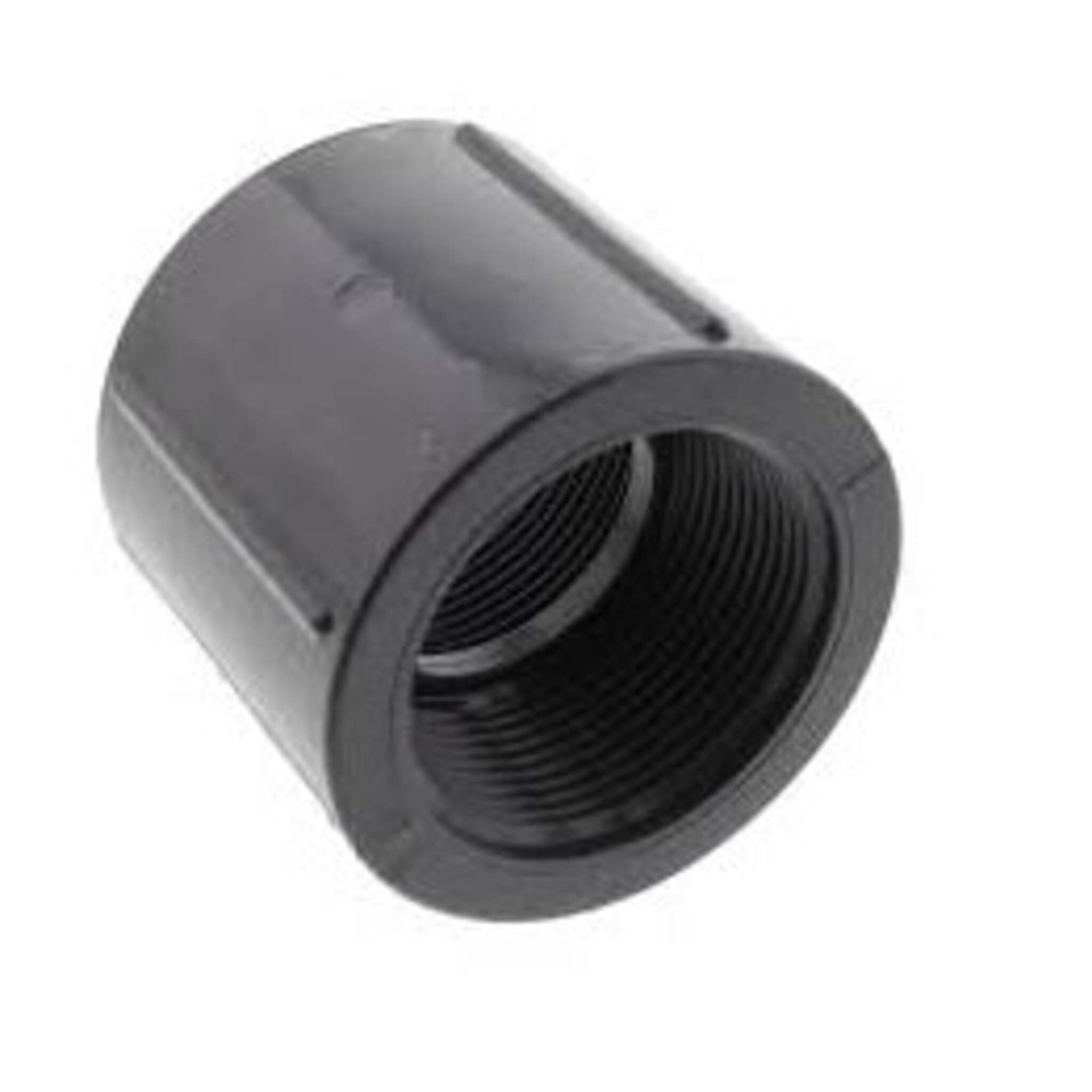 Threaded Schedule 80 PVC Coupling - FPT Threads | NSF-61 & NSF-14 Certified - Durable, Corrosion Resistant for Plumbing, Irrigation, Chemical Use