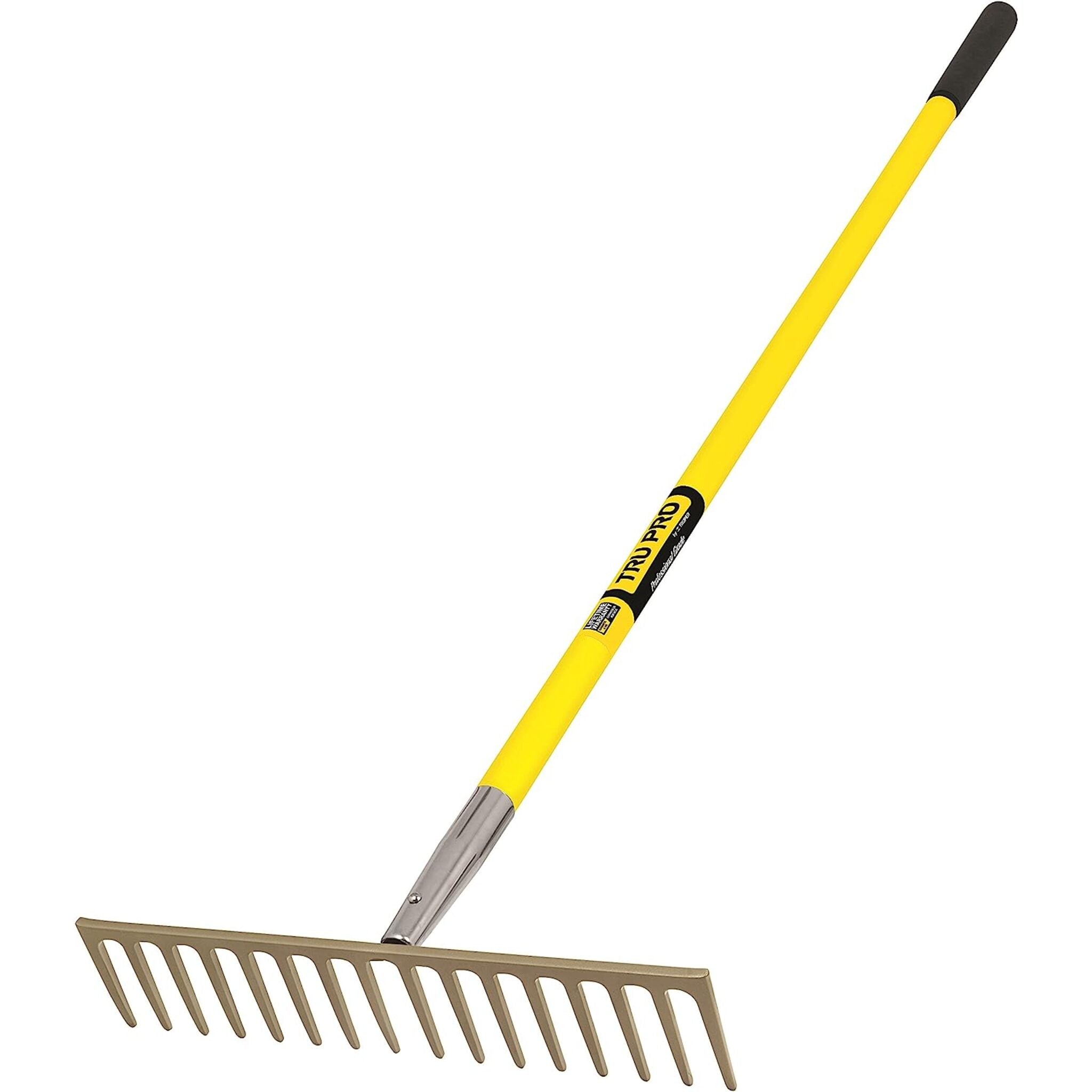 Truper Tru Pro Heavy Duty Road Rake with 60-Inch Fiberglass Handle