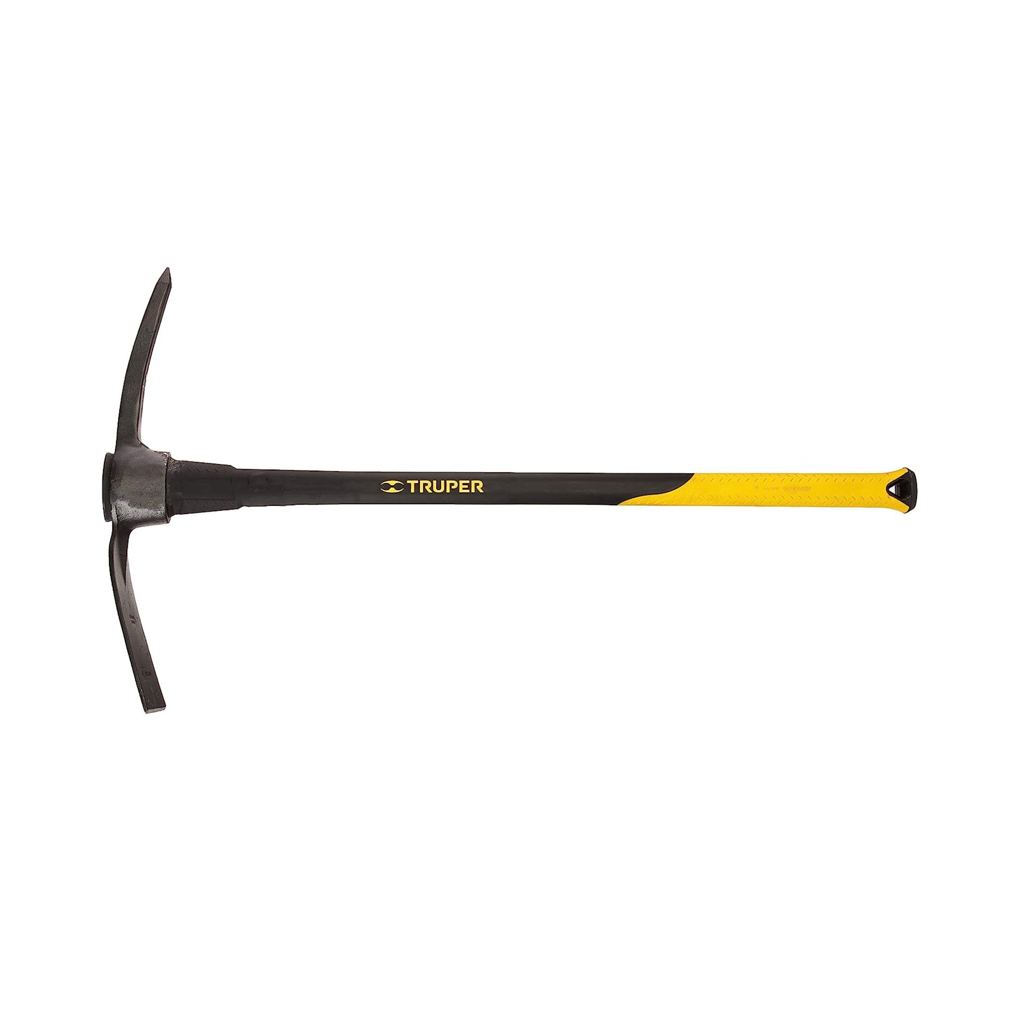 Truper Pro Grade 5 Lb Pick Mattock with 36-Inch Ergo Fiberglass Handle