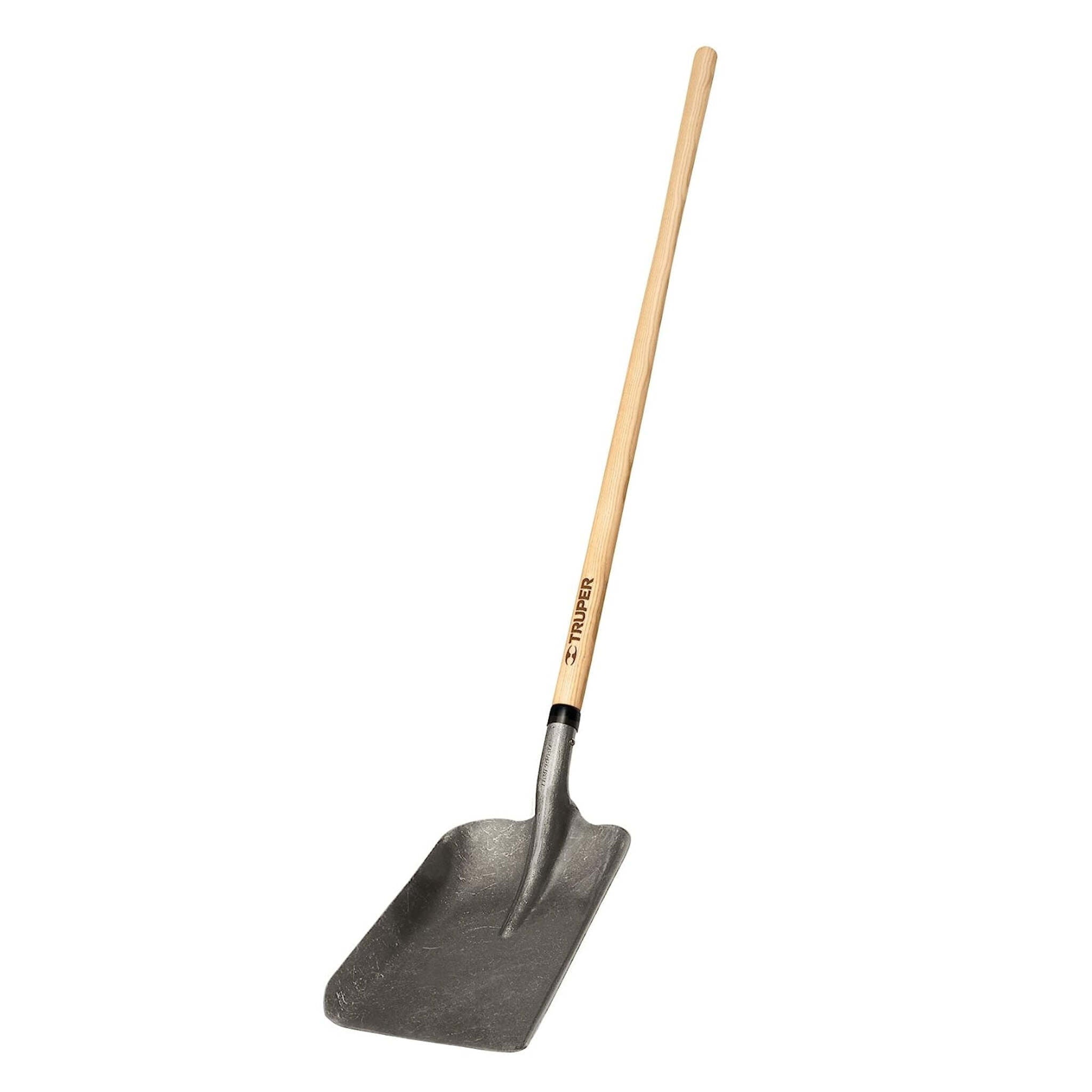 Truper Tru Pro Street Shovel with Steel Blade and 50-Inch Wooden Handle