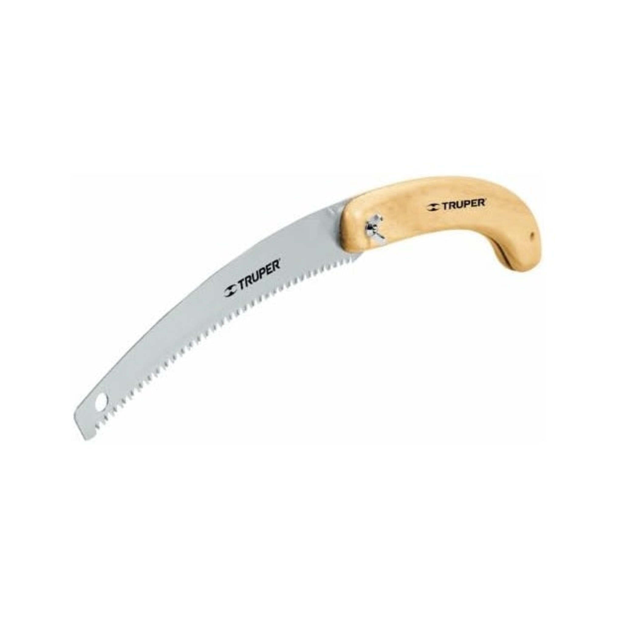 Truper 12-Inch Portable Folding Pruning Saw with Wood Handle