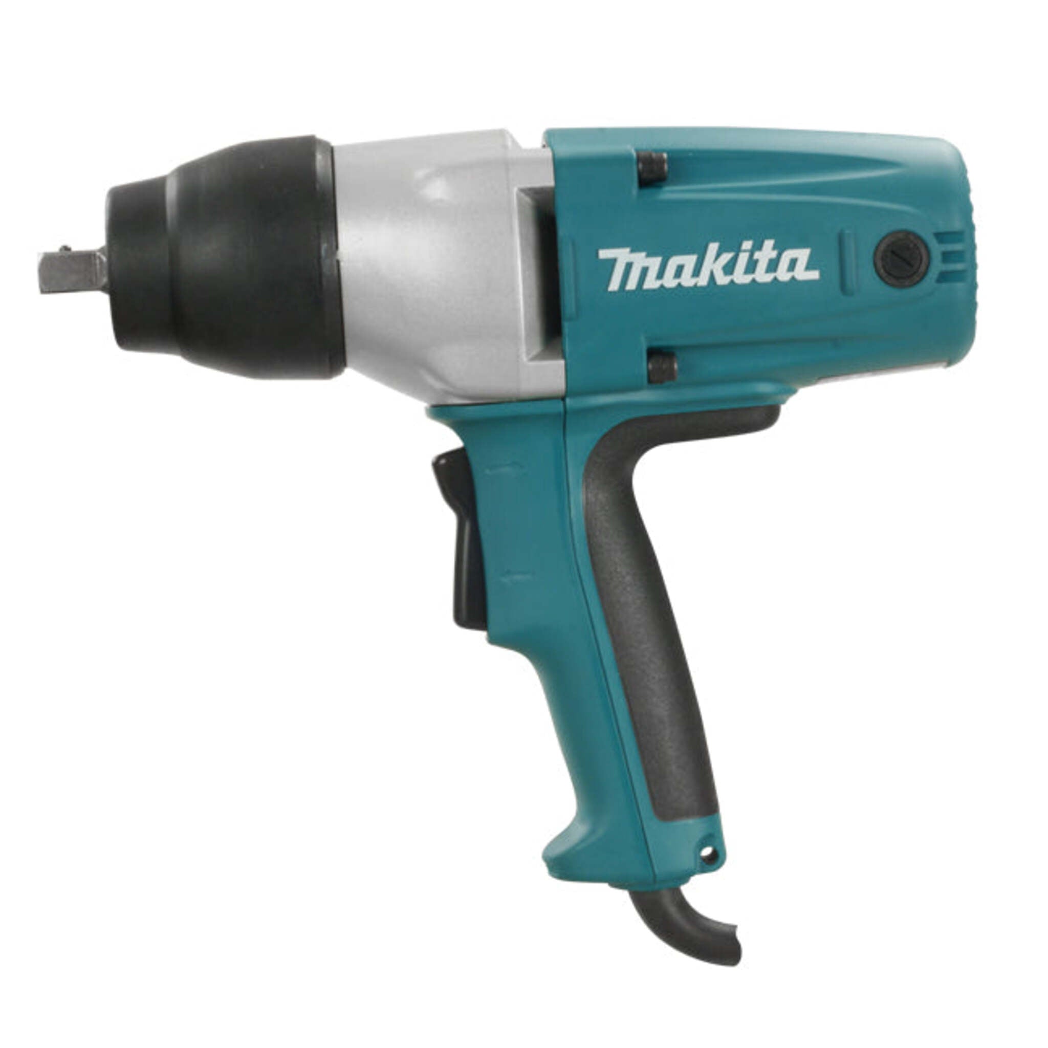 Makita TW0350 1/2" Reversible Impact Wrench with Case: 258 ft/lbs Torque, 3.5 AMP Motor, Ergonomic, Heavy Duty Design, Rocker Switch, Durable Housing