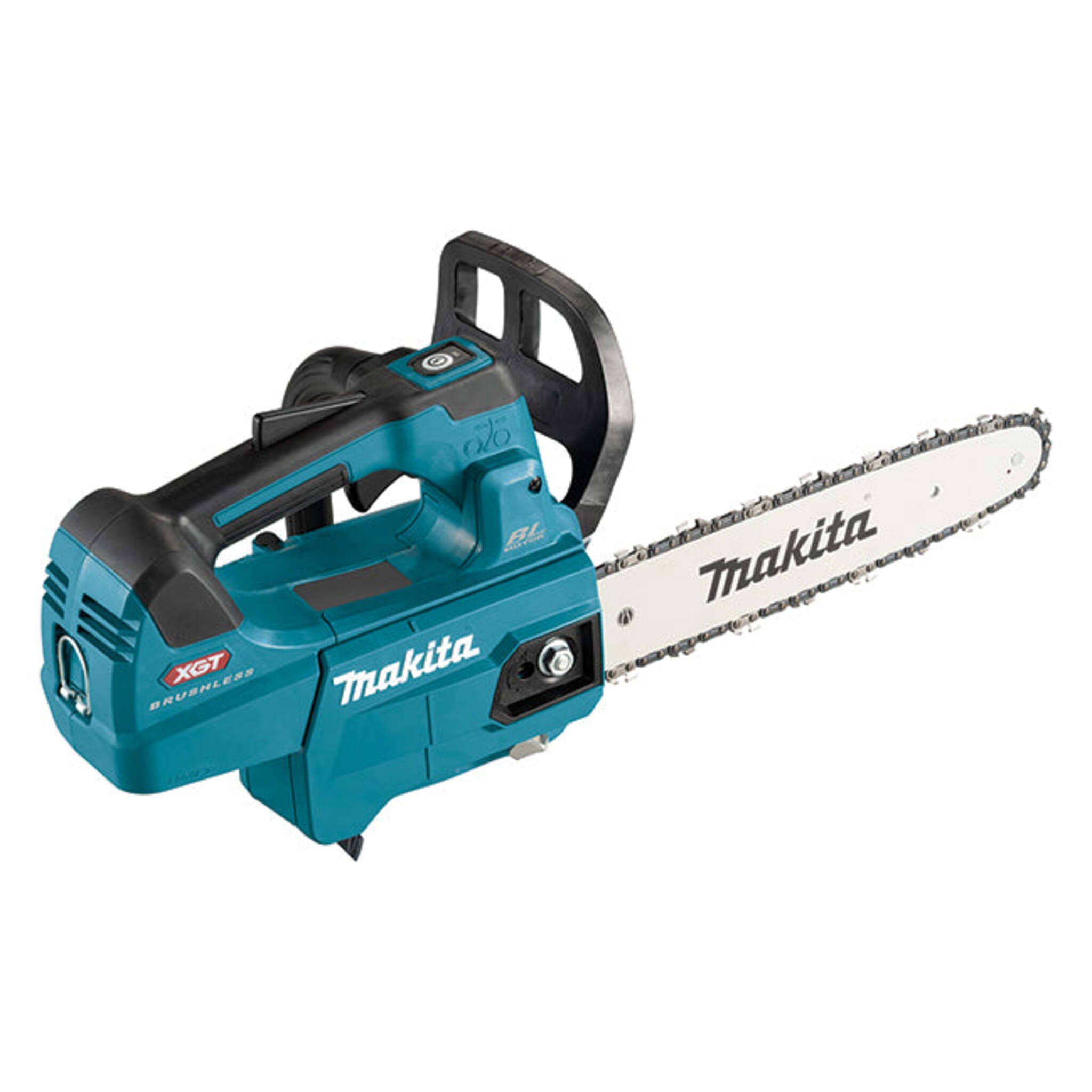 Makita 40Vmax XGT Brushless 12" Top Handle Chainsaw w/ Battery & Charger 4.0Ah Kit, Variable Speed, Chain Brake, Oil Adjustment, Compact & Lightweight