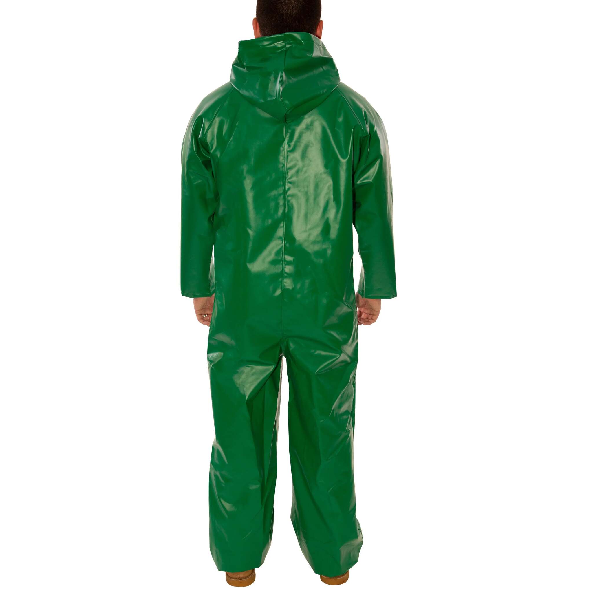 Tingley SafetyFlex® Flame Resistant Coverall - Chemical & Acid Resistant PVC, Liquid Proof, Dual Storm Fly Front, Mildew Resistant, ASTM D6413 Certified