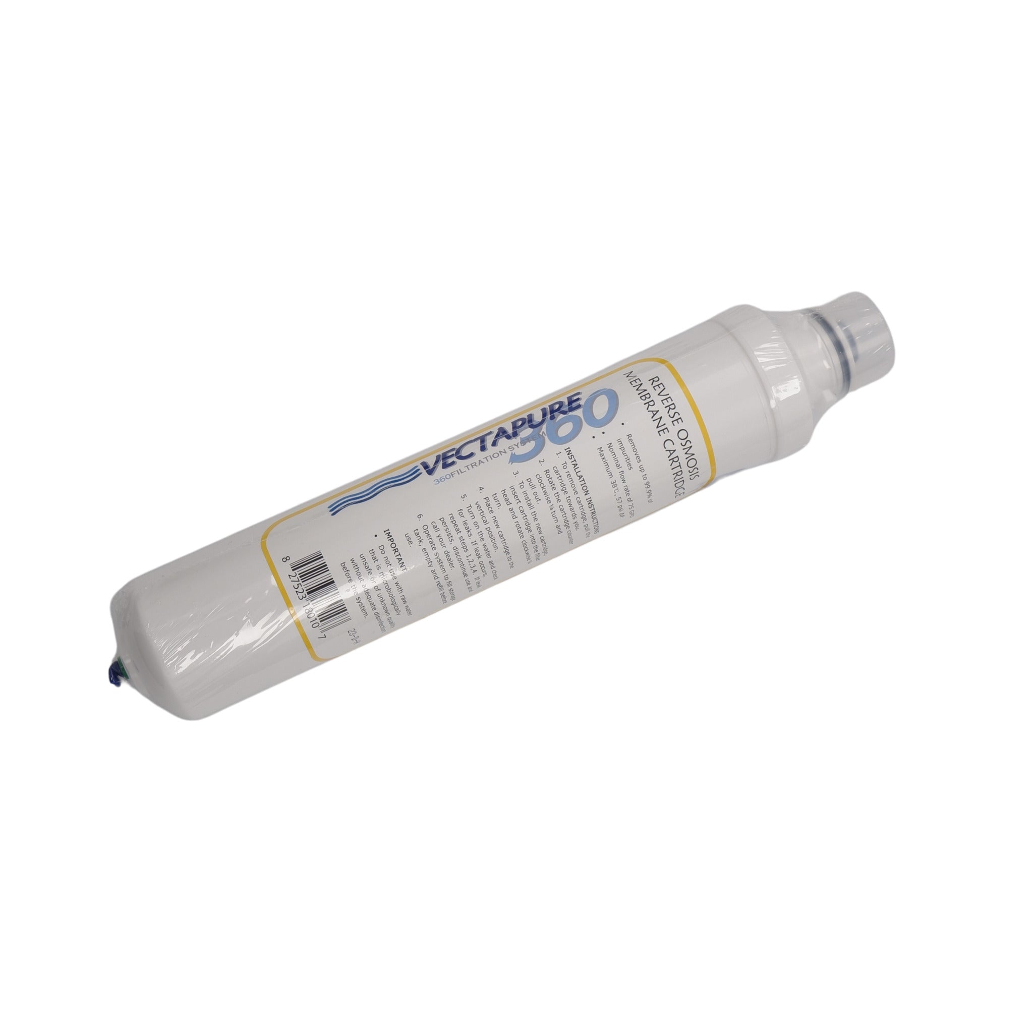 Vectapure 360 Yellow Replacement R/O Membrane Cartridge