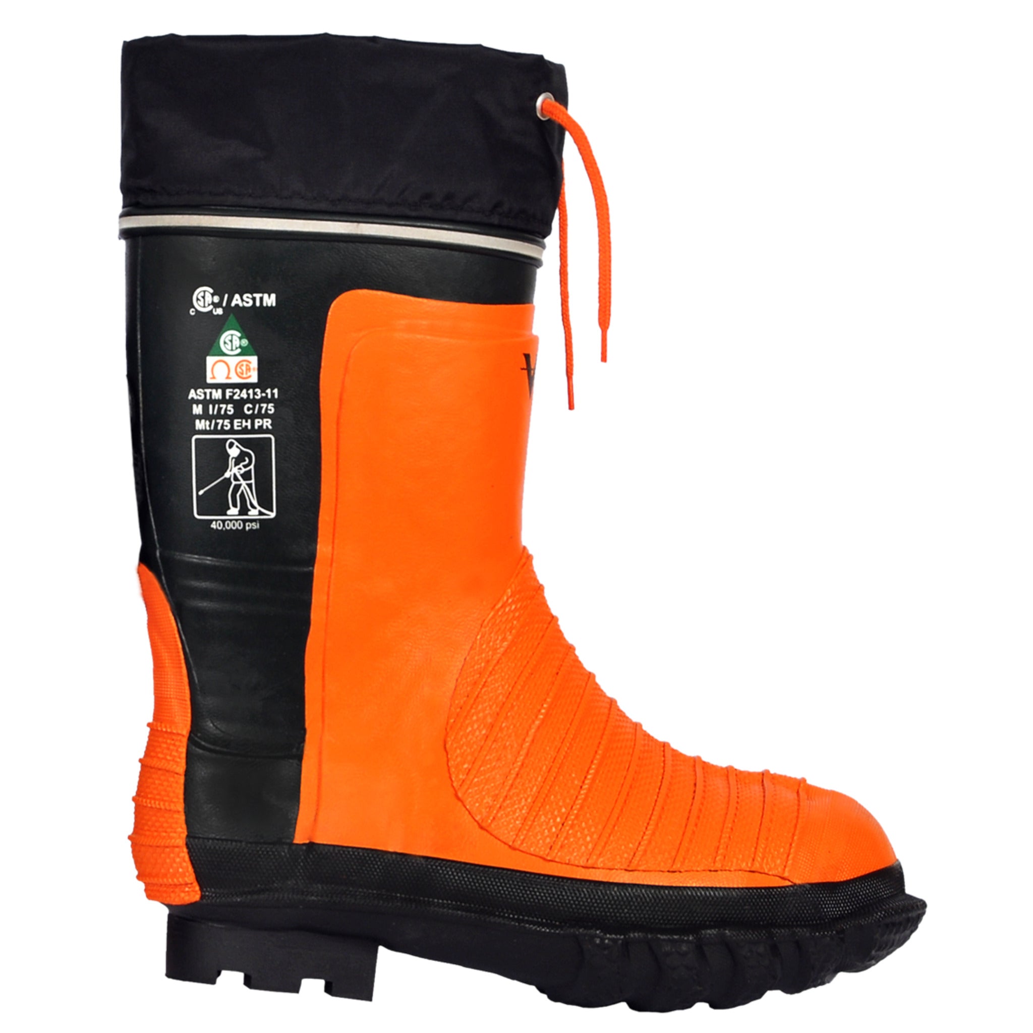 Viking® VW40 Water Jet Boots - High Chemical and Abrasion Resistance, Steel Toe, Metguard, Electric Shock Resistant, Oil & Slip-Resist Sole, CSA/ASTM